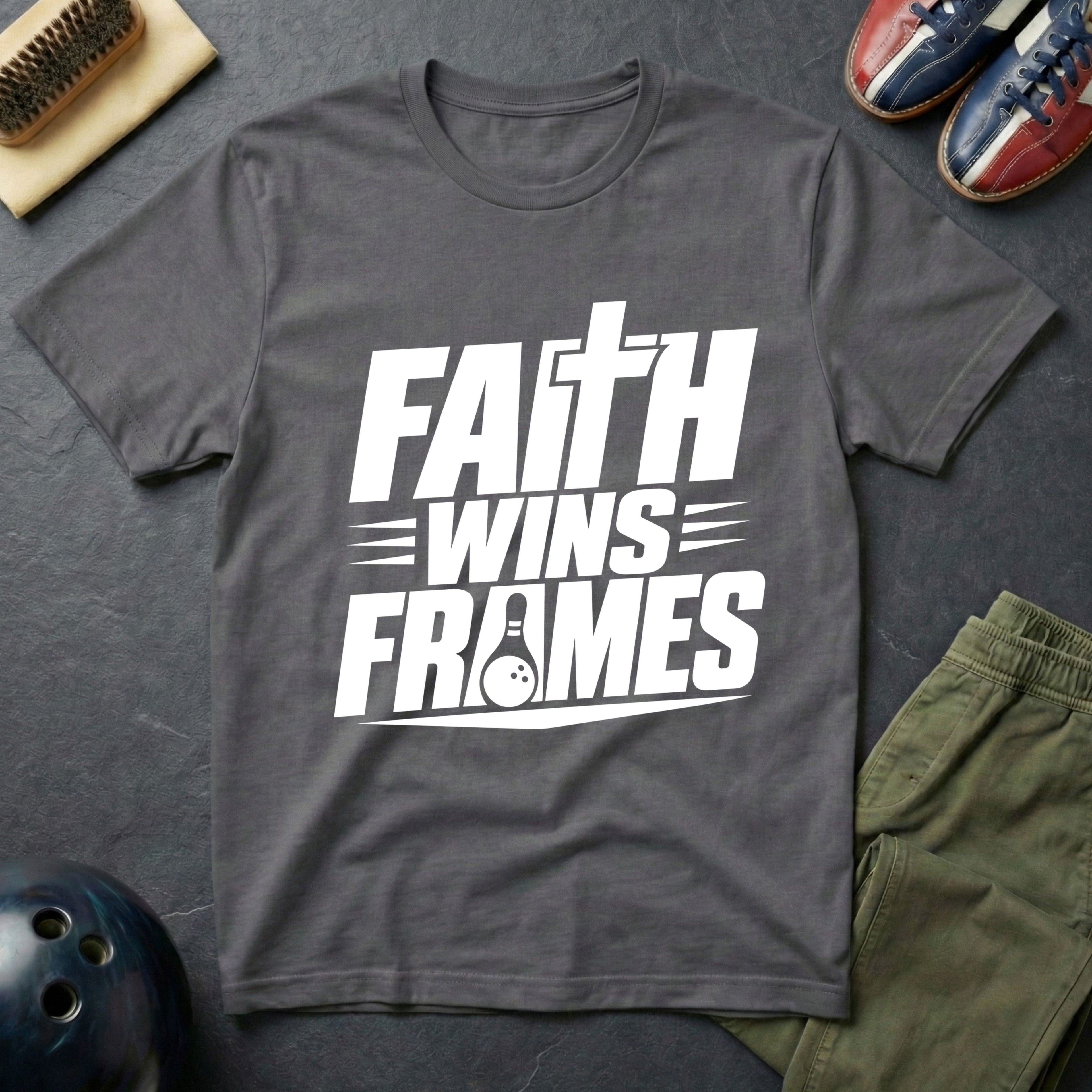 Faith Wins Frames T-Shirt