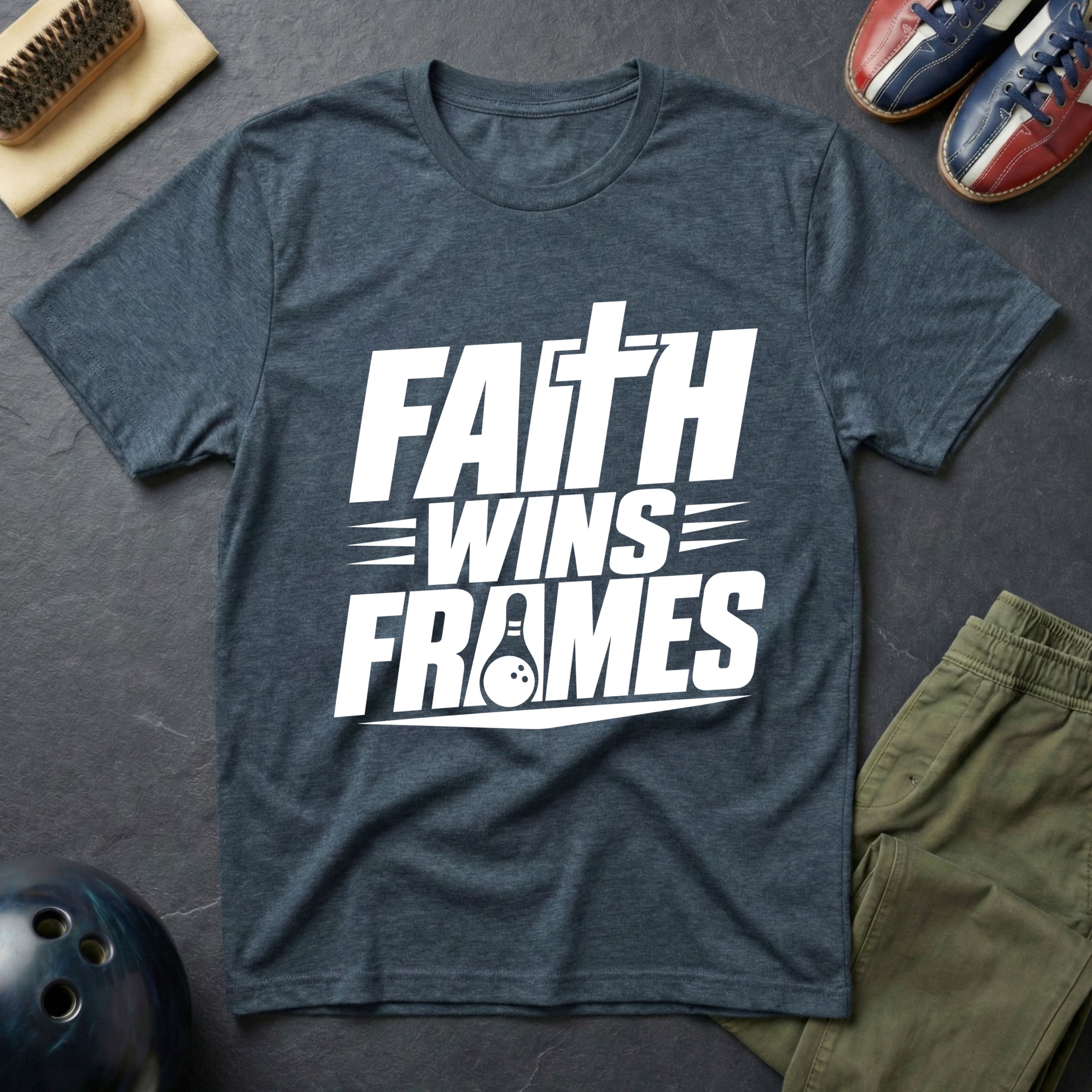 Faith Wins Frames T-Shirt