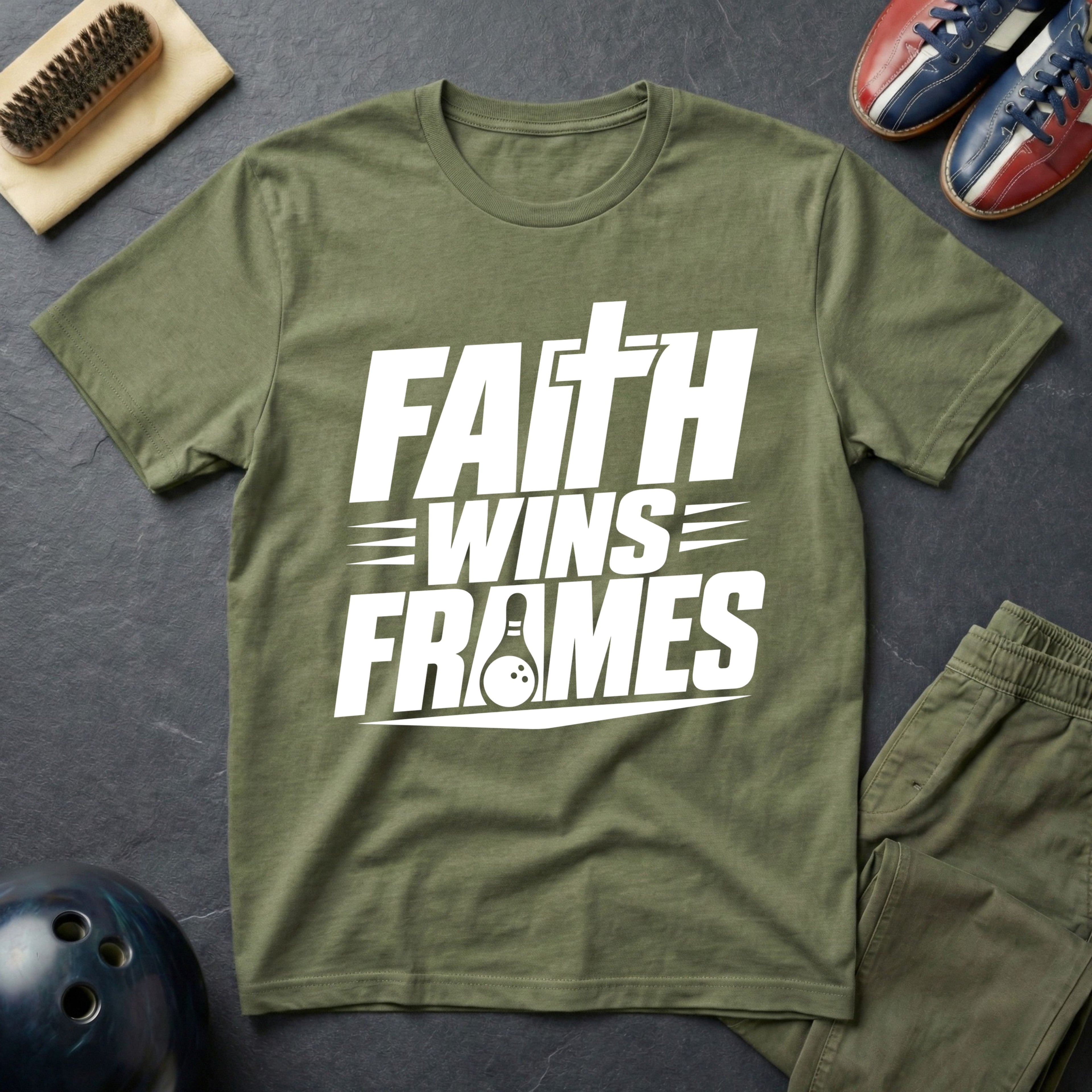 Faith Wins Frames T-Shirt
