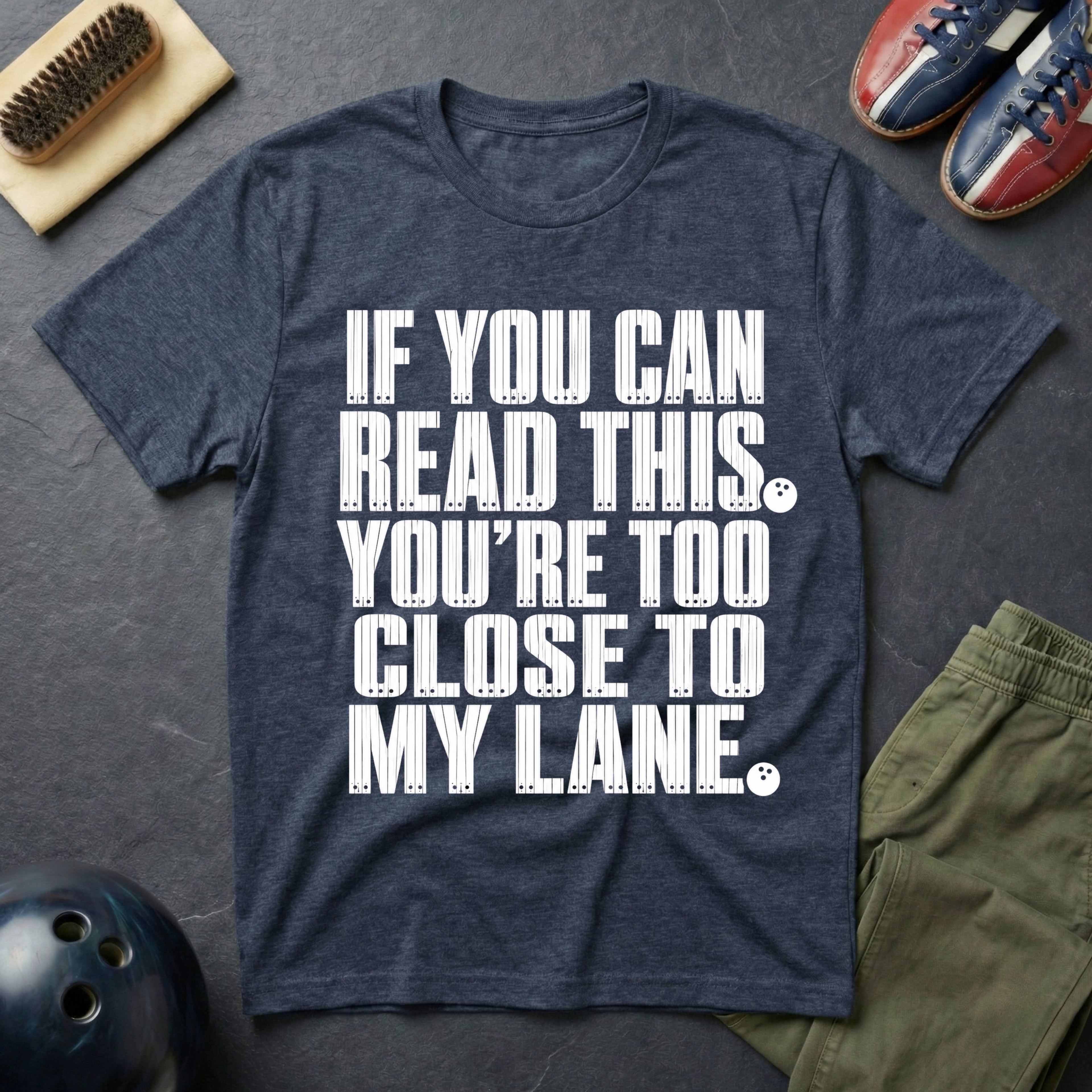 If You Can Read This You're Too Close To My Lane T-Shirt