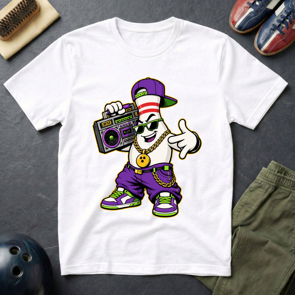 Hip-Hop Pin Mascot T-Shirt