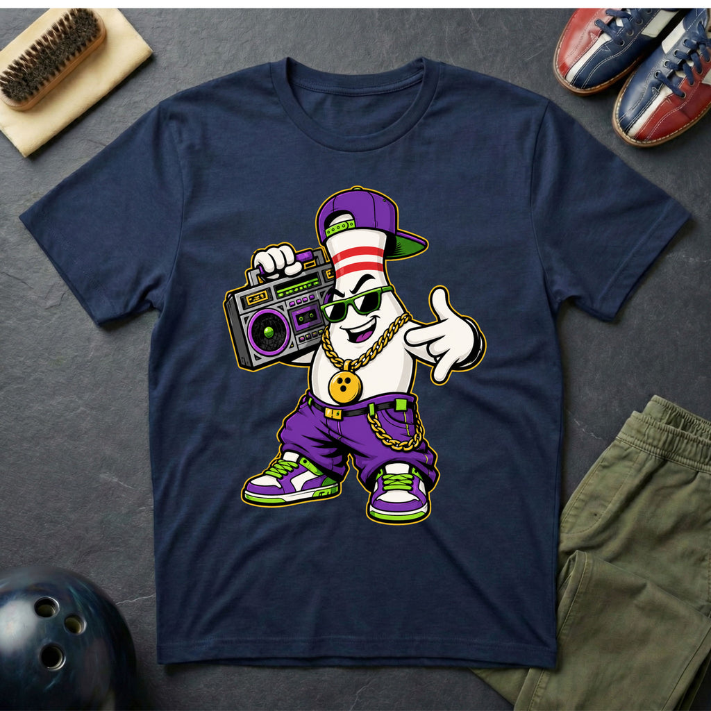 Hip-Hop Pin Mascot T-Shirt