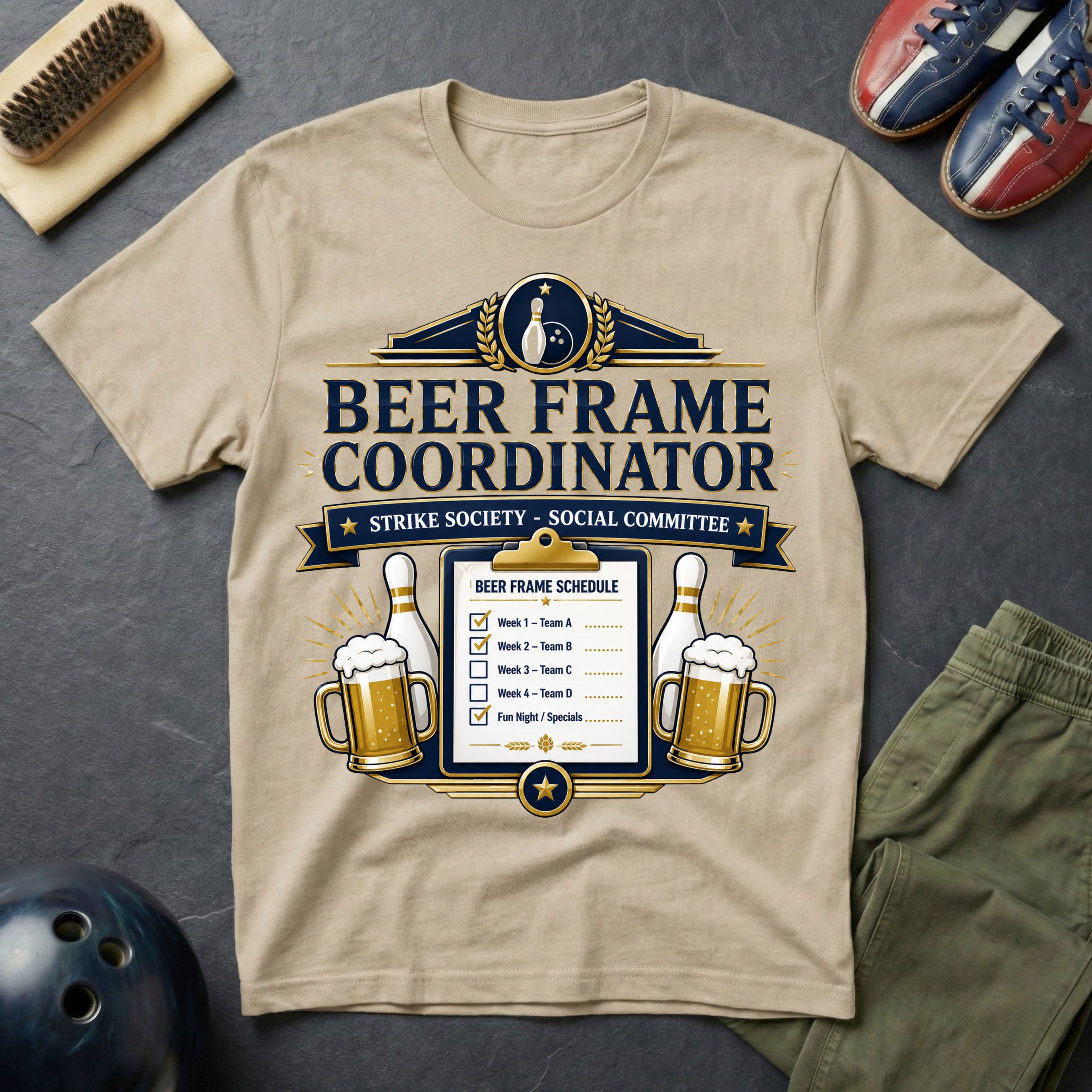 Beer Frame Coordinator T-Shirt