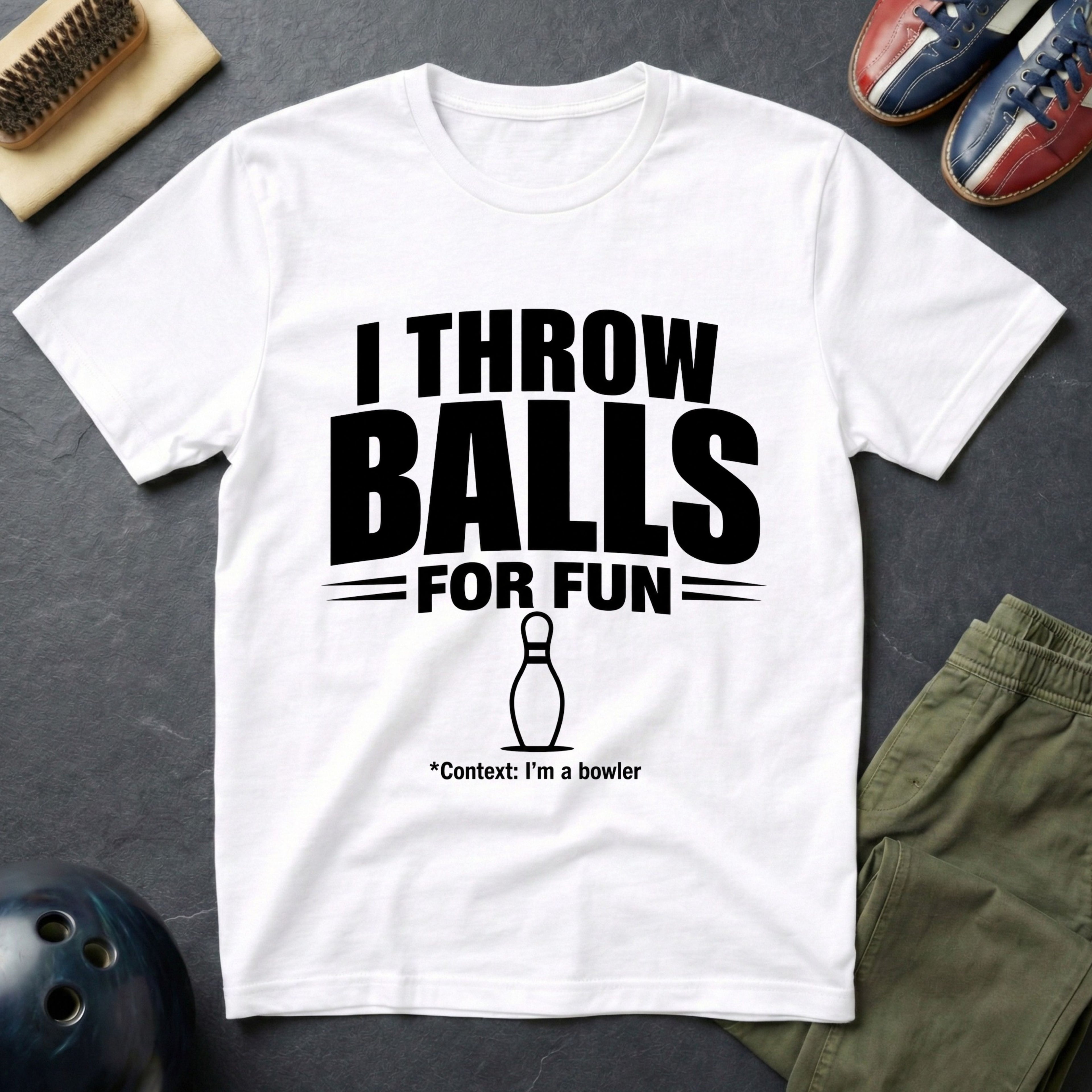 I Throw Balls For Fun T-Shirt