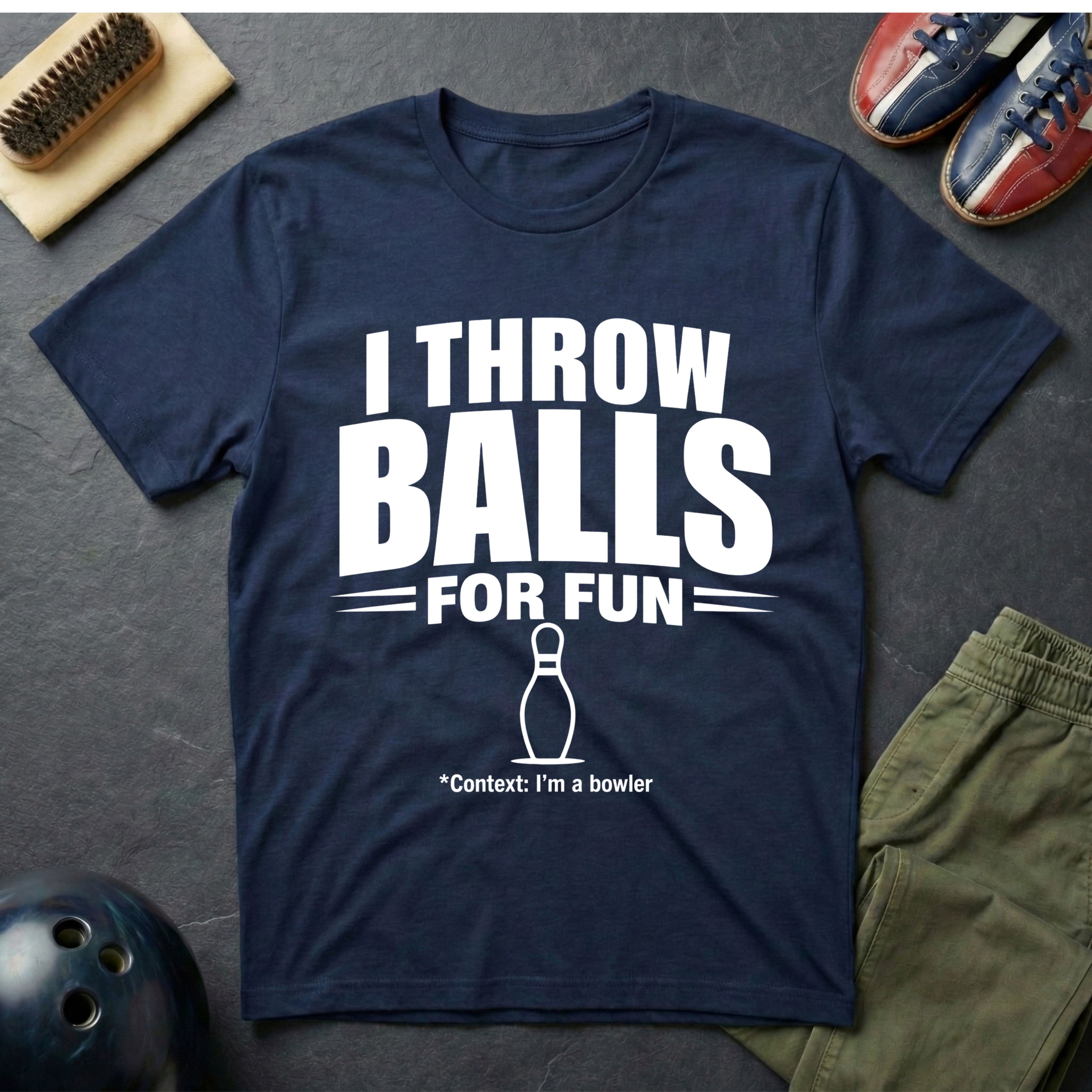I Throw Balls For Fun T-Shirt