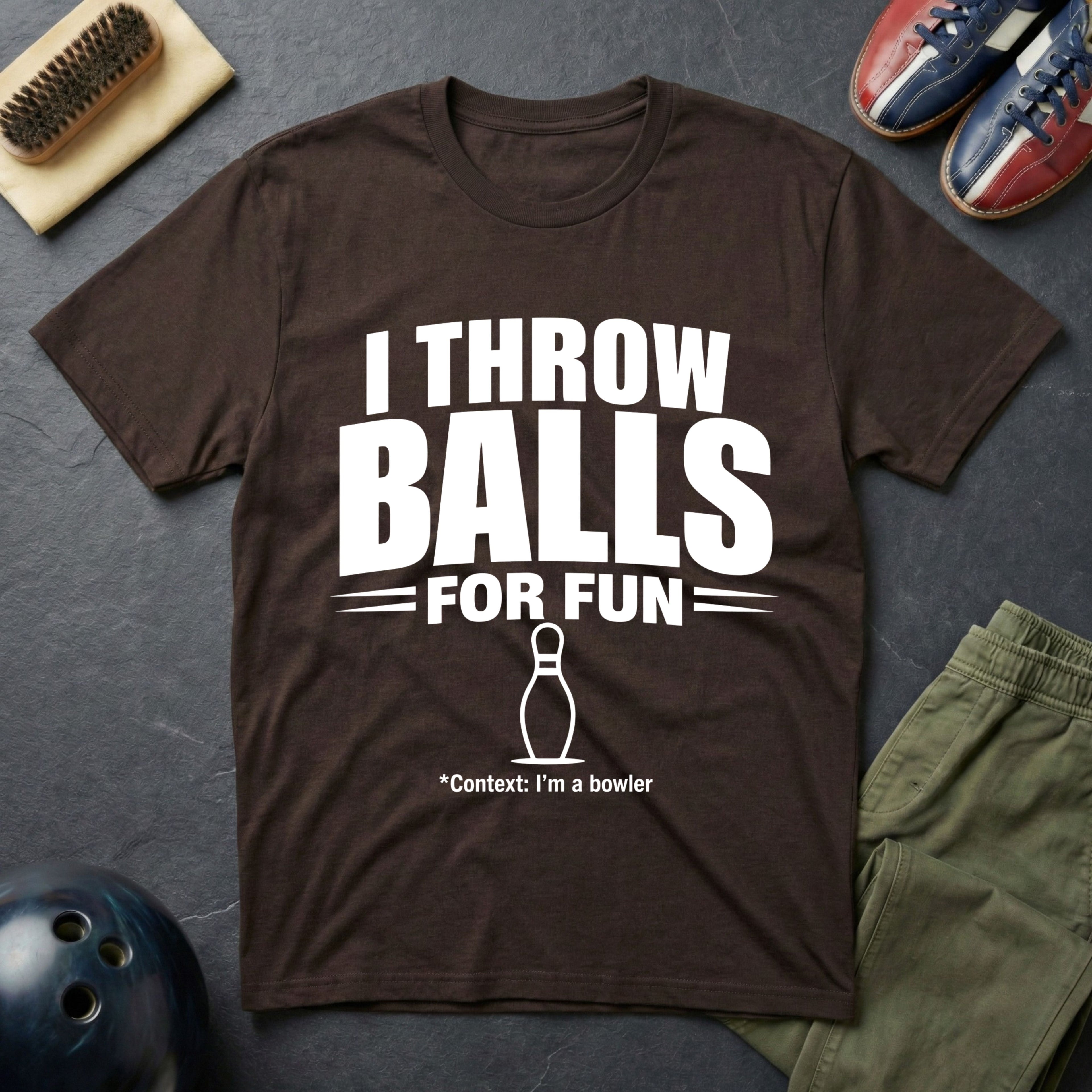 I Throw Balls For Fun T-Shirt