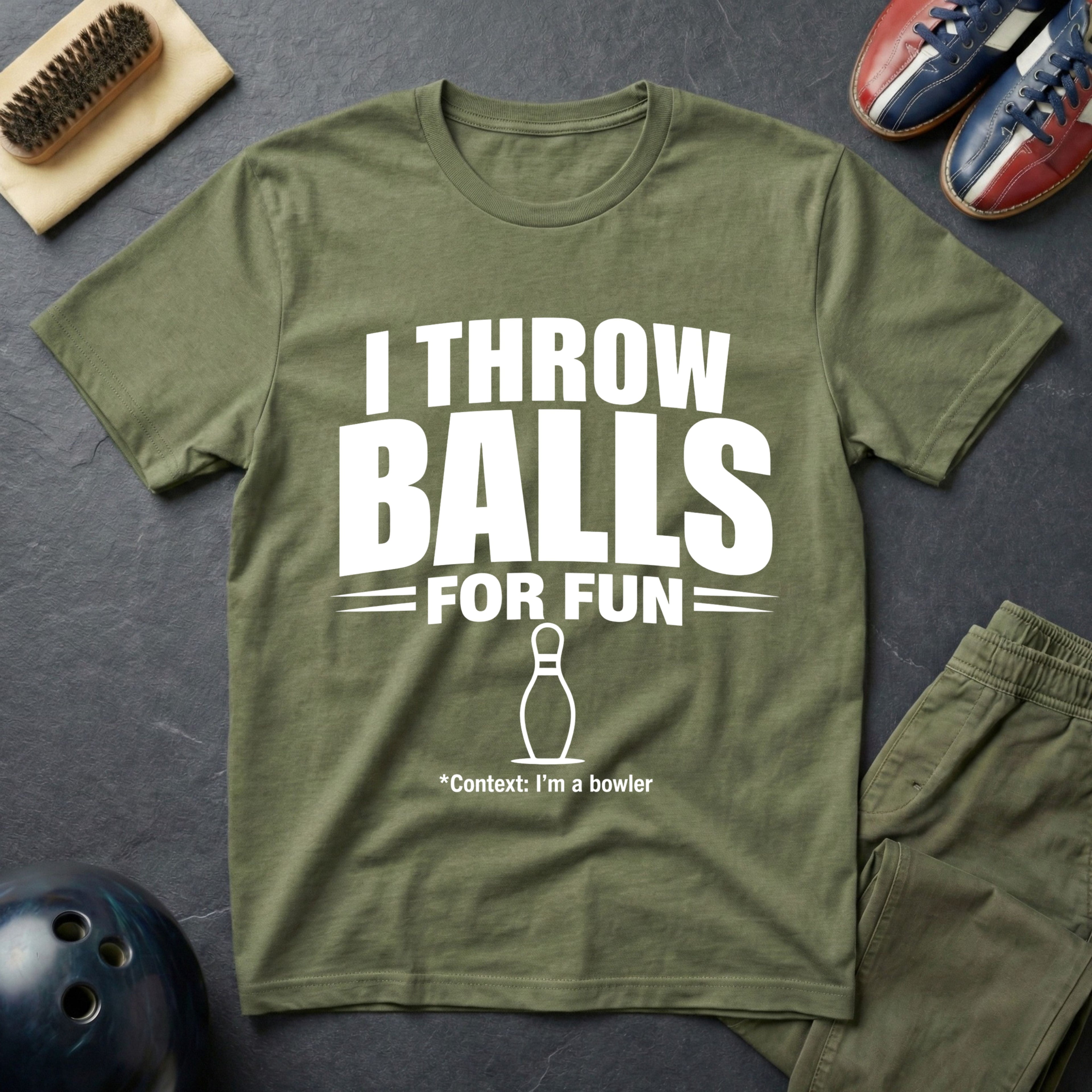 I Throw Balls For Fun T-Shirt