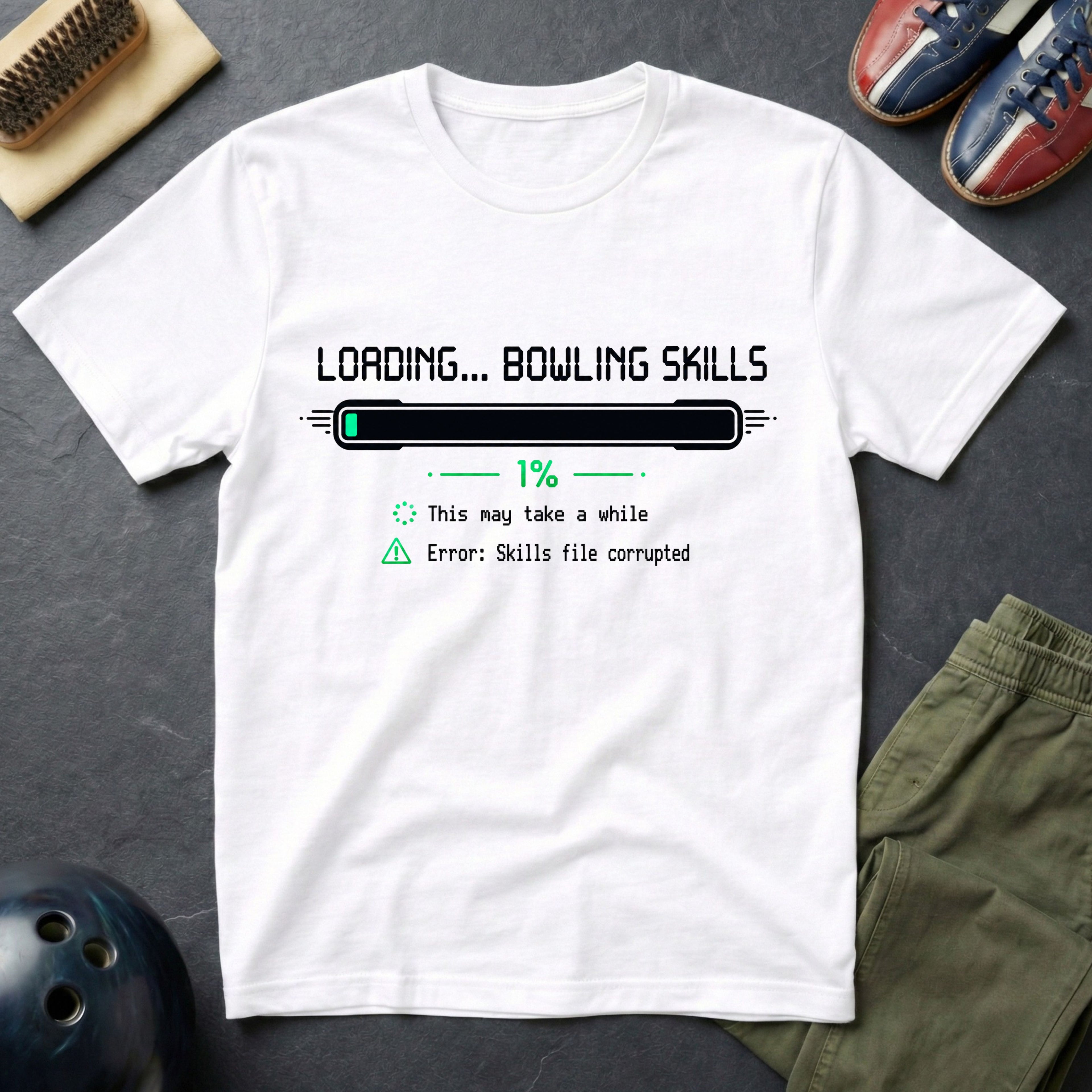 Loading.... Bowling Skills T-Shirt