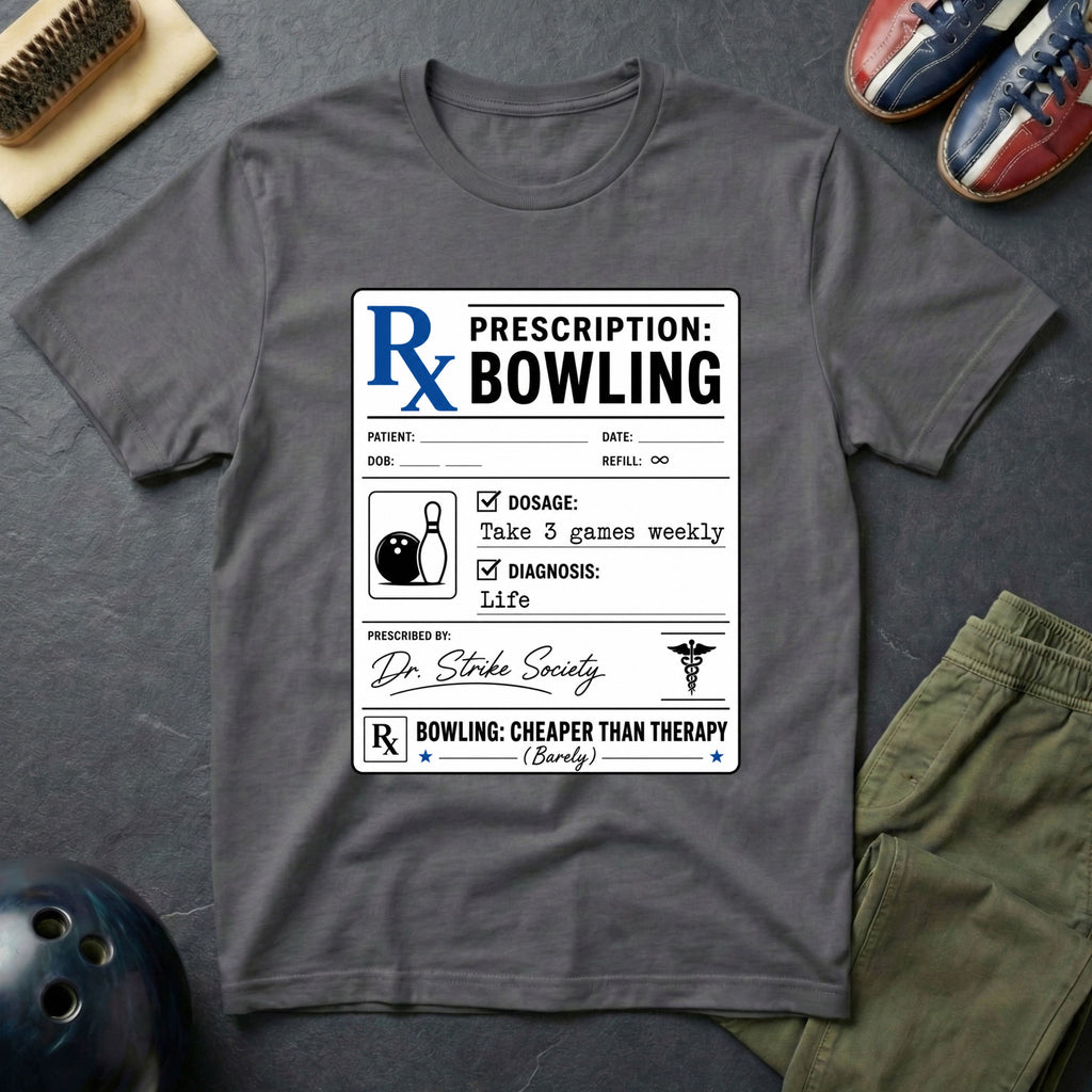 RX Prescription Bowling T-Shirt