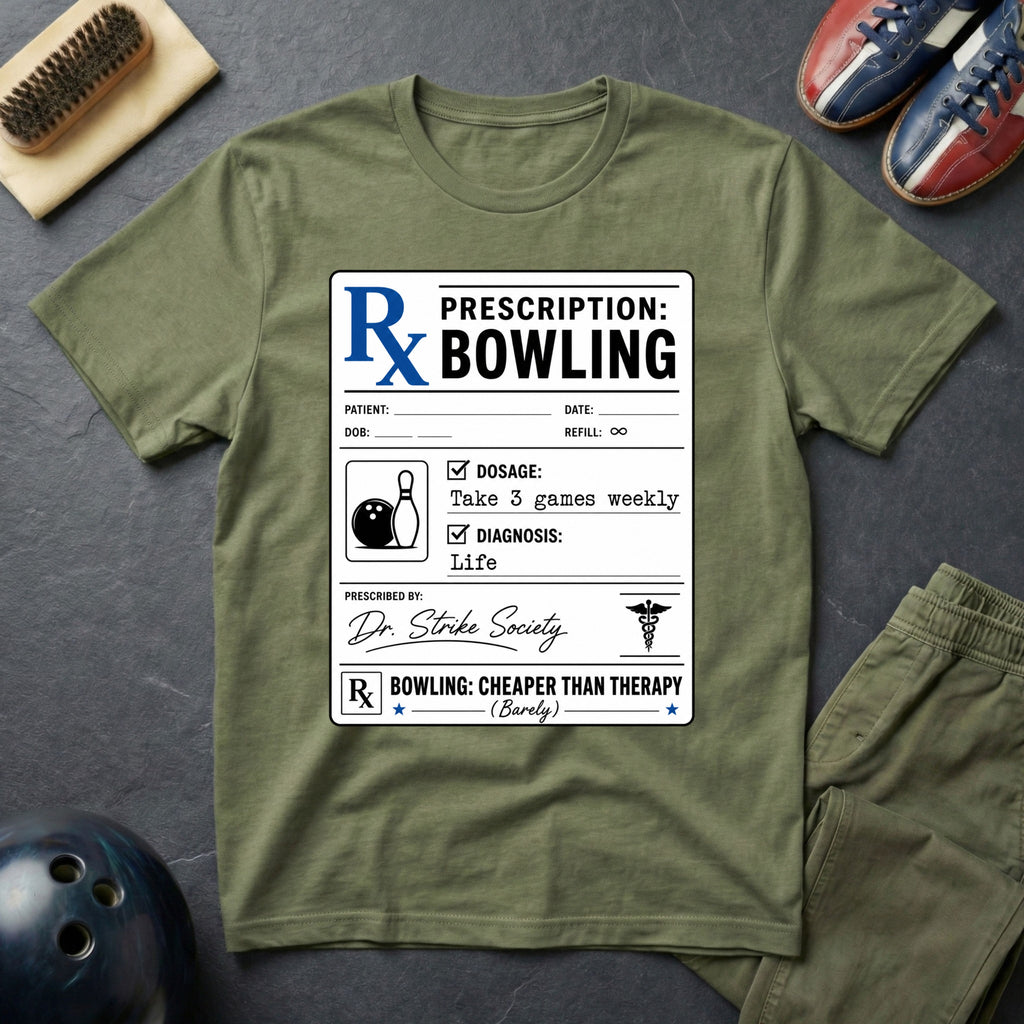 RX Prescription Bowling T-Shirt
