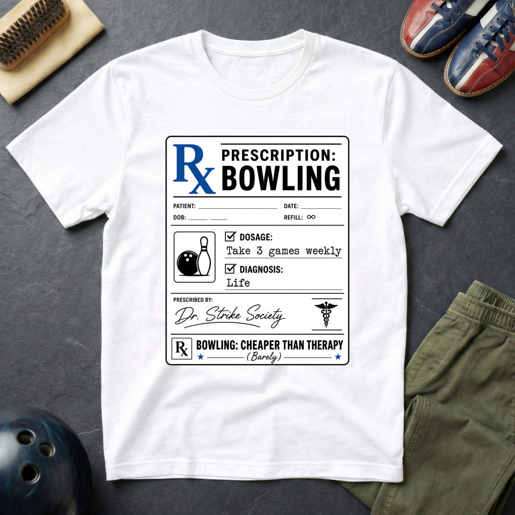 RX Prescription Bowling T-Shirt