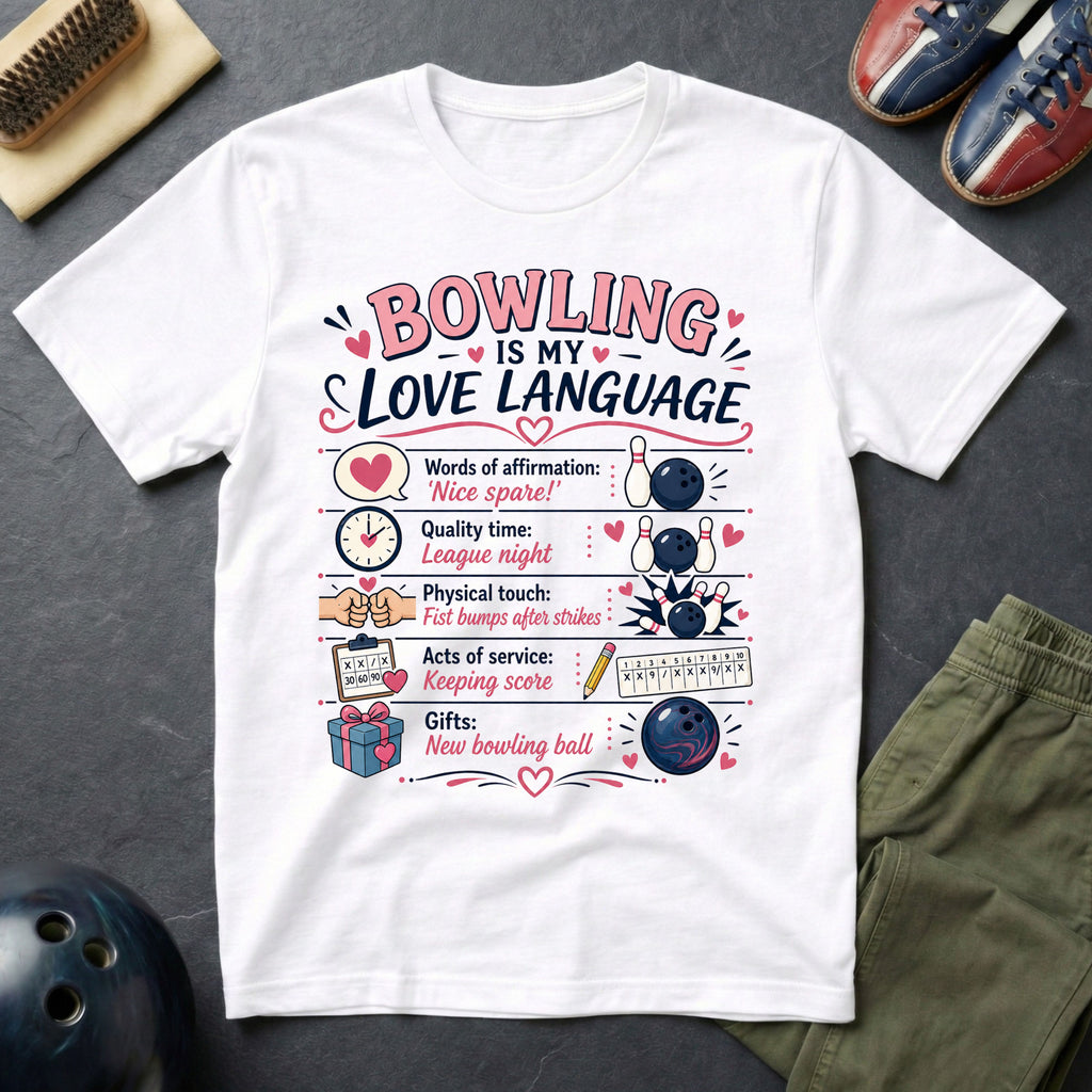 Bowling Is My Love Language T-Shirt