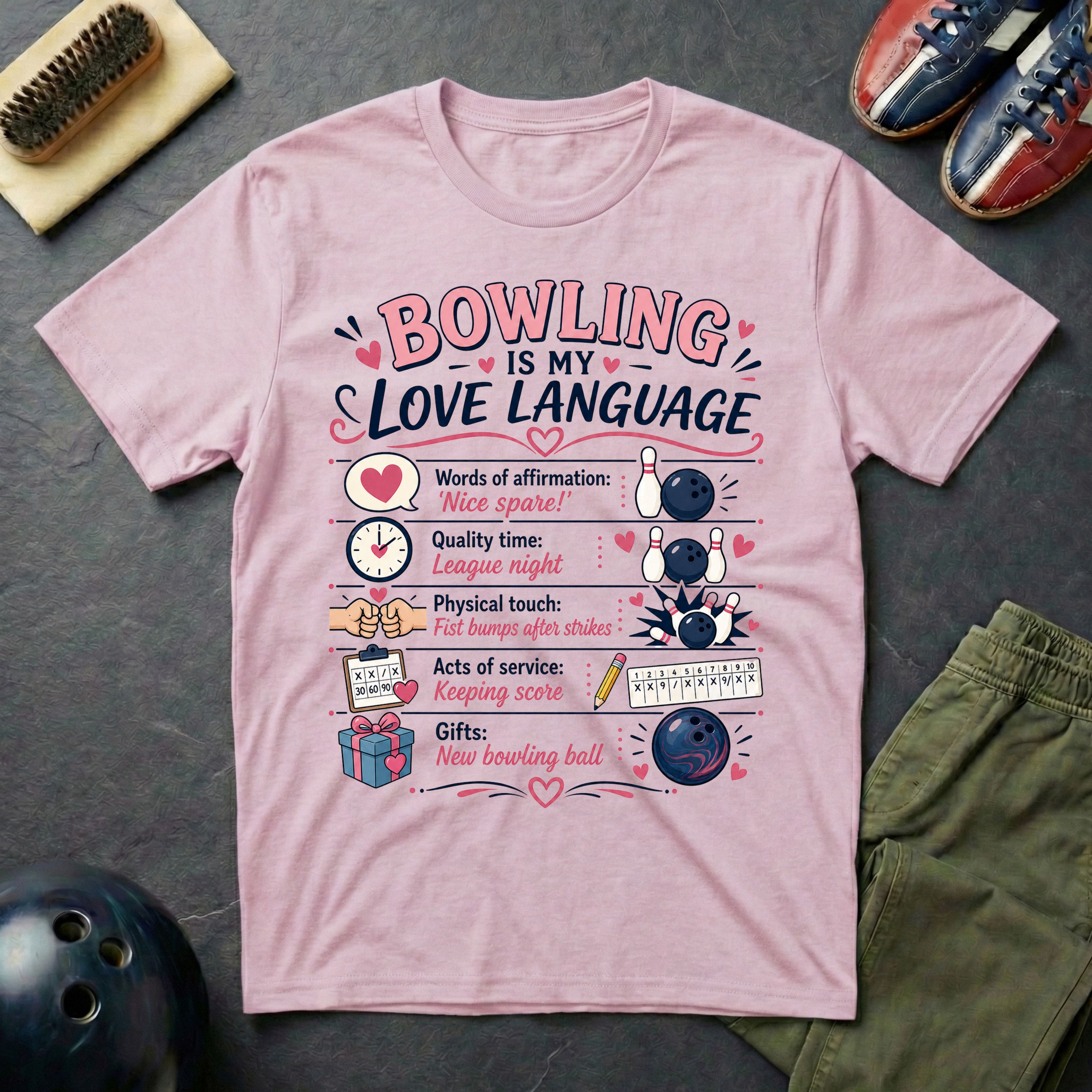 Bowling Is My Love Language T-Shirt