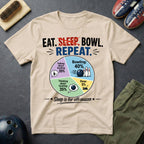 Eat. Sleep. Bowl. Repeat T-Shirt