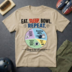 Eat. Sleep. Bowl. Repeat T-Shirt