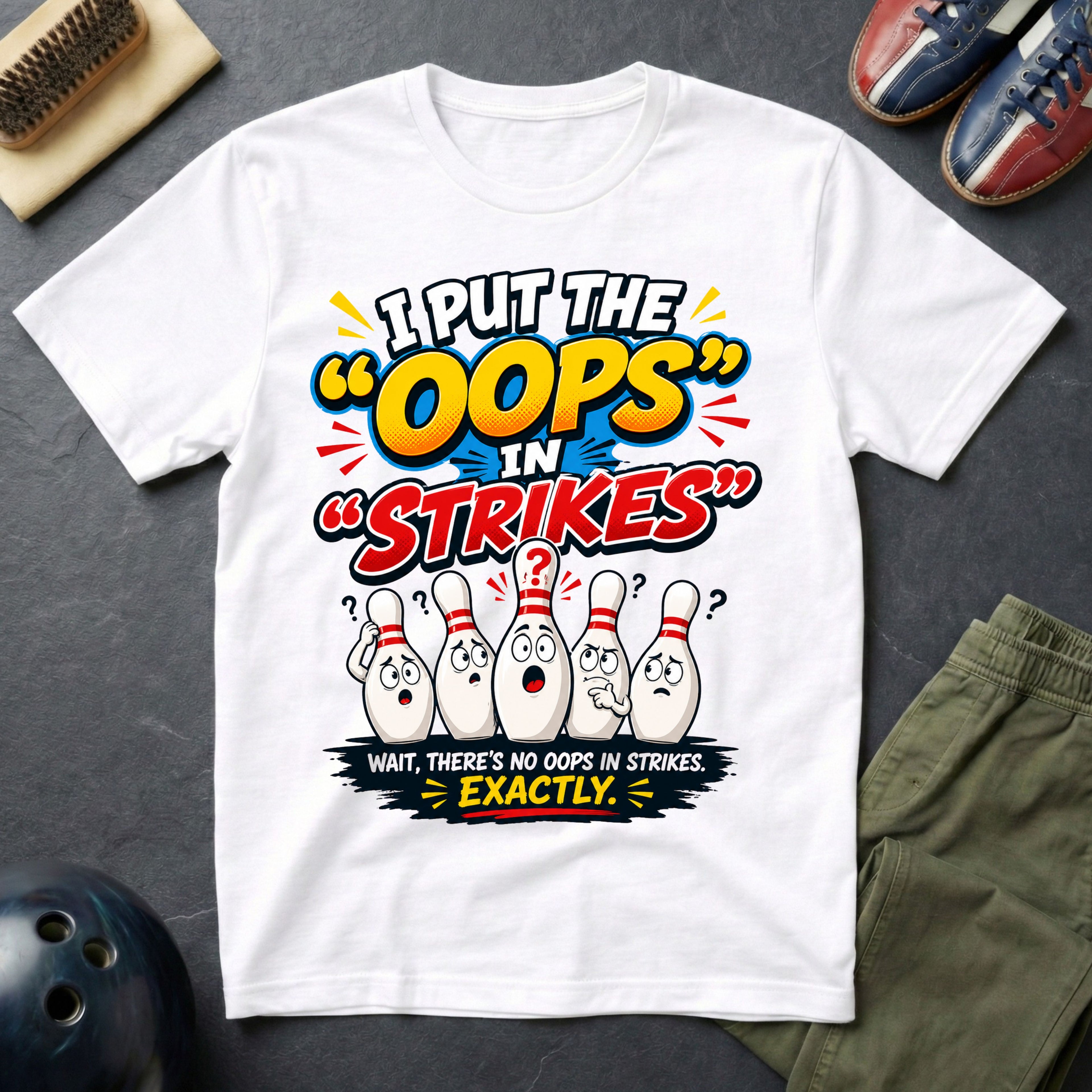 I Put Oops In Strikes T-Shirt
