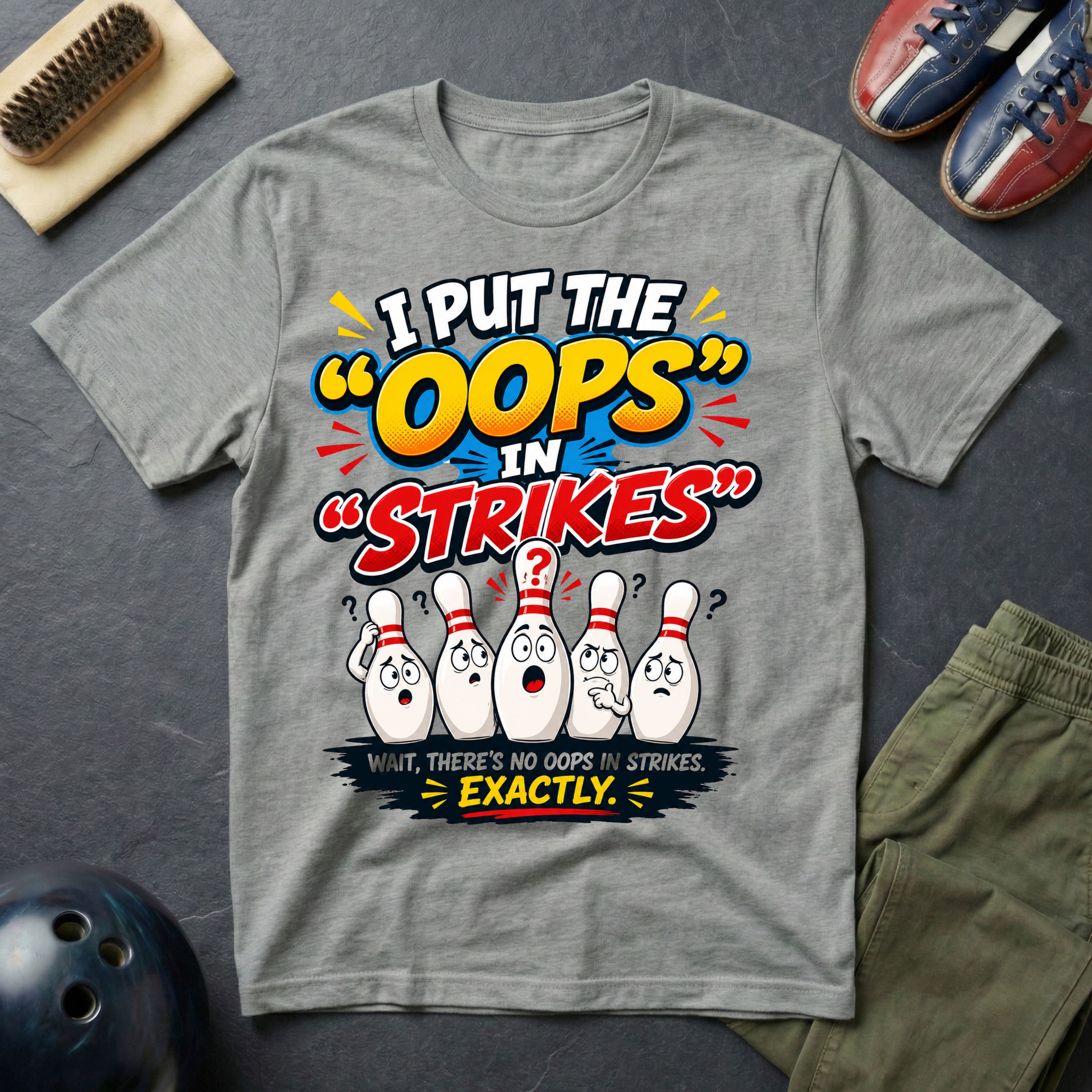 I Put Oops In Strikes T-Shirt