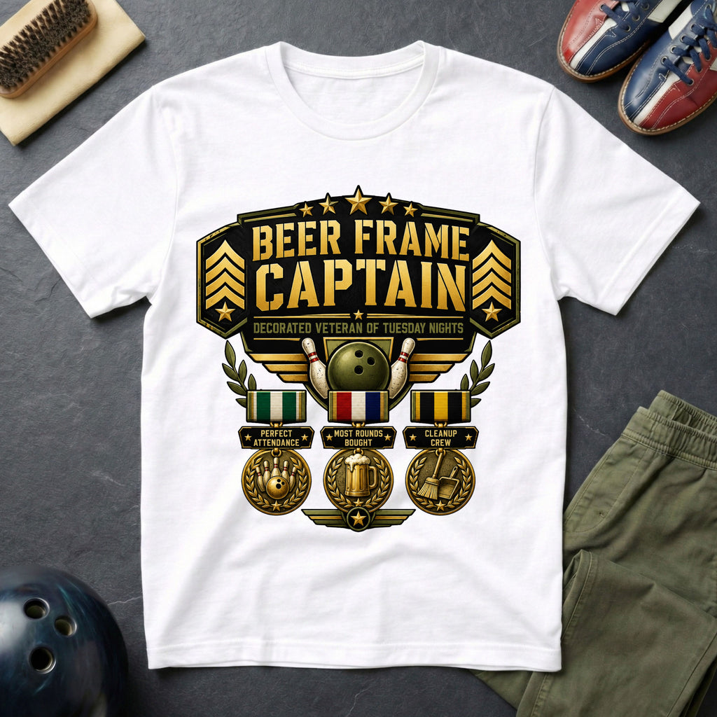 Beer Frame Captain T-Shirt