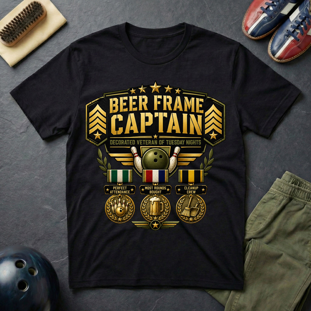 Beer Frame Captain T-Shirt