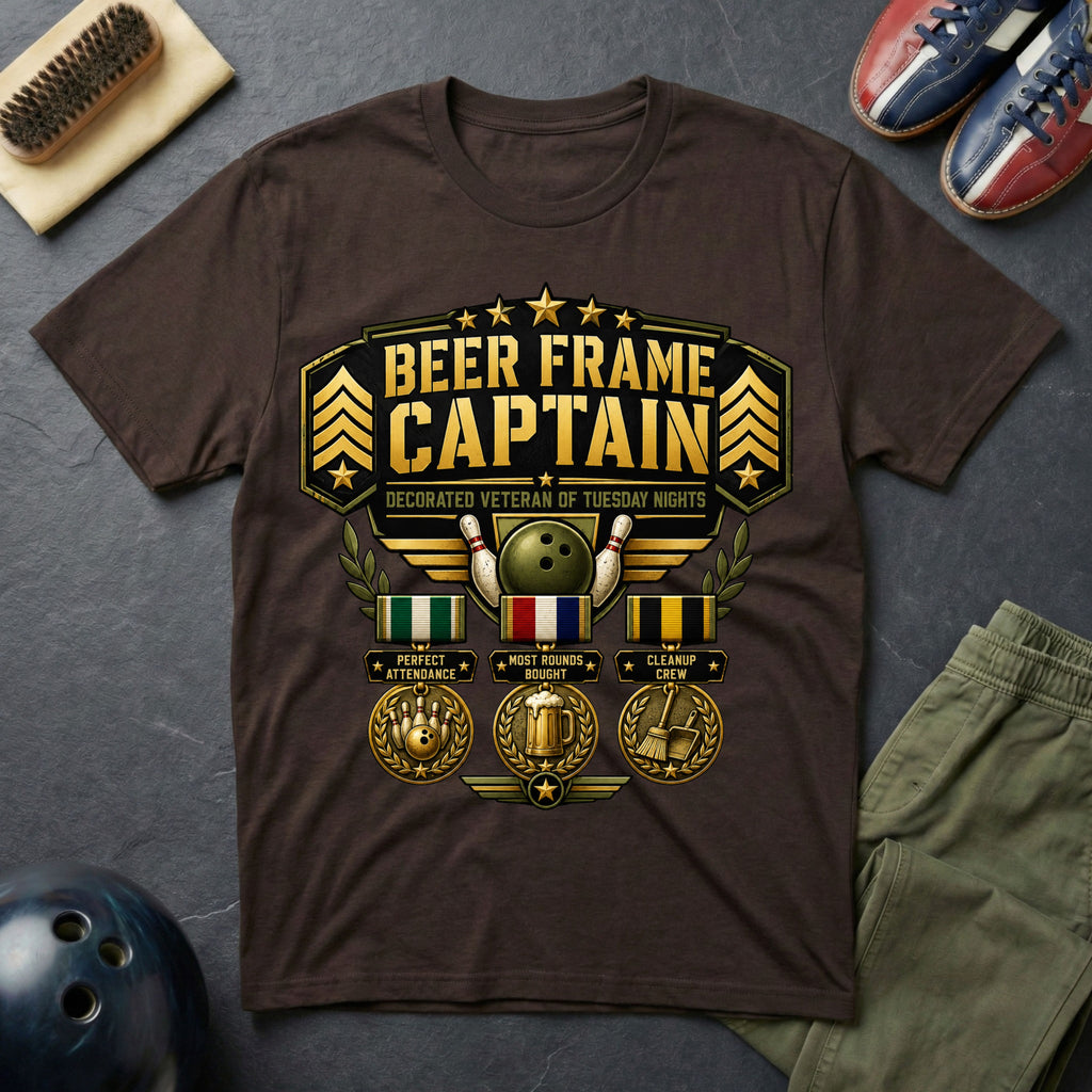 Beer Frame Captain T-Shirt