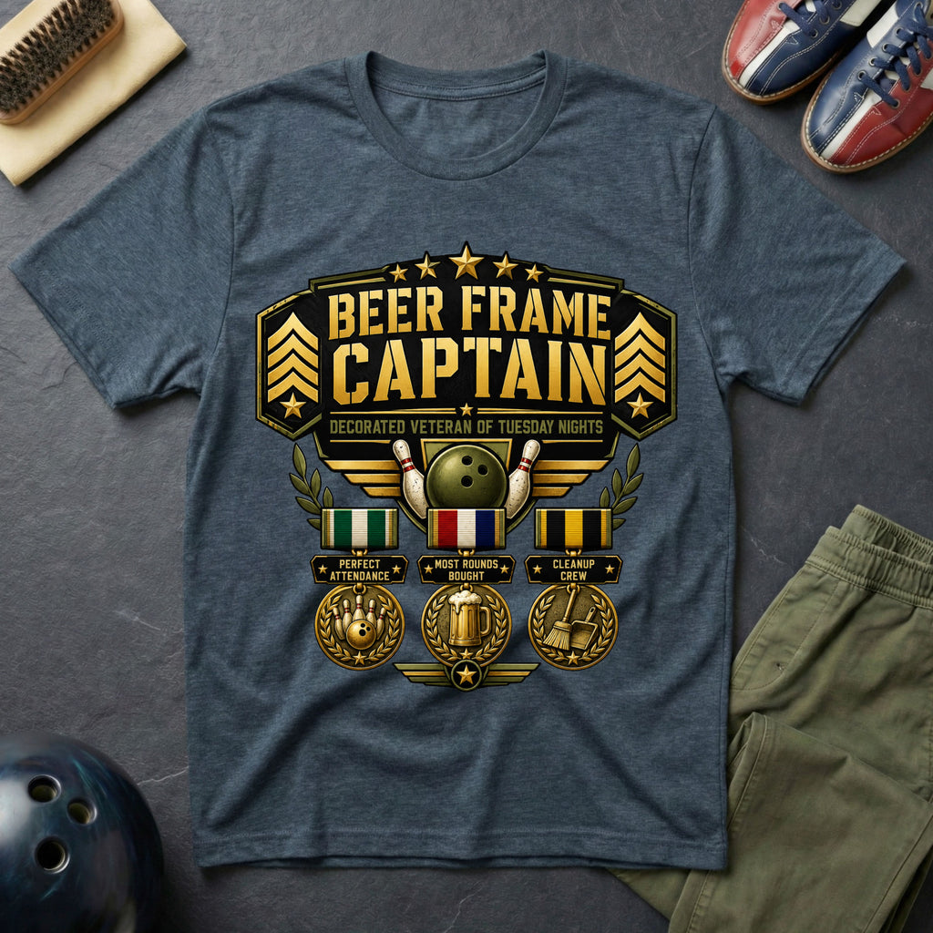 Beer Frame Captain T-Shirt