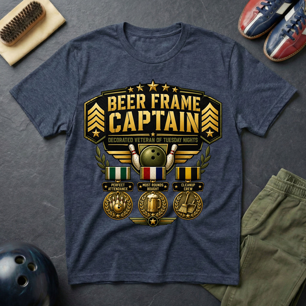 Beer Frame Captain T-Shirt
