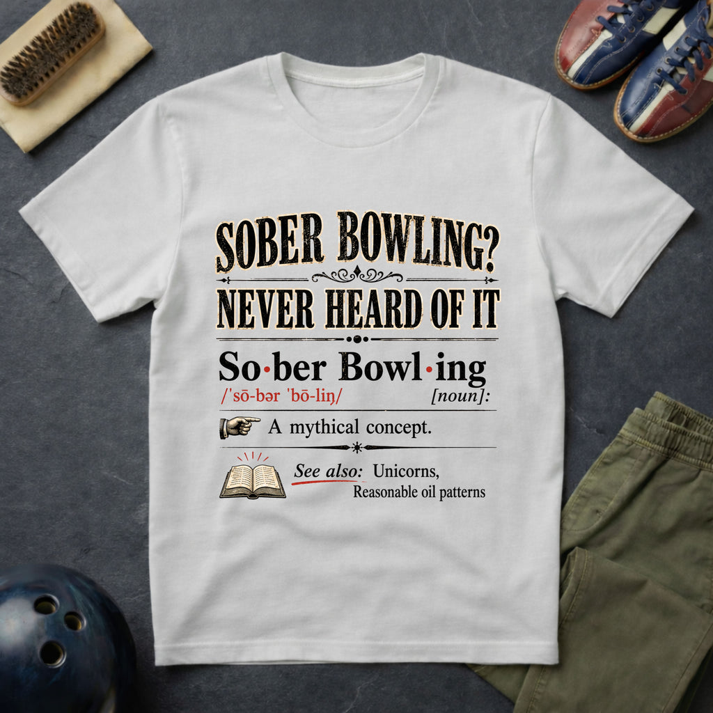 Sober Bowling? Never Heard Of It T-Shirt