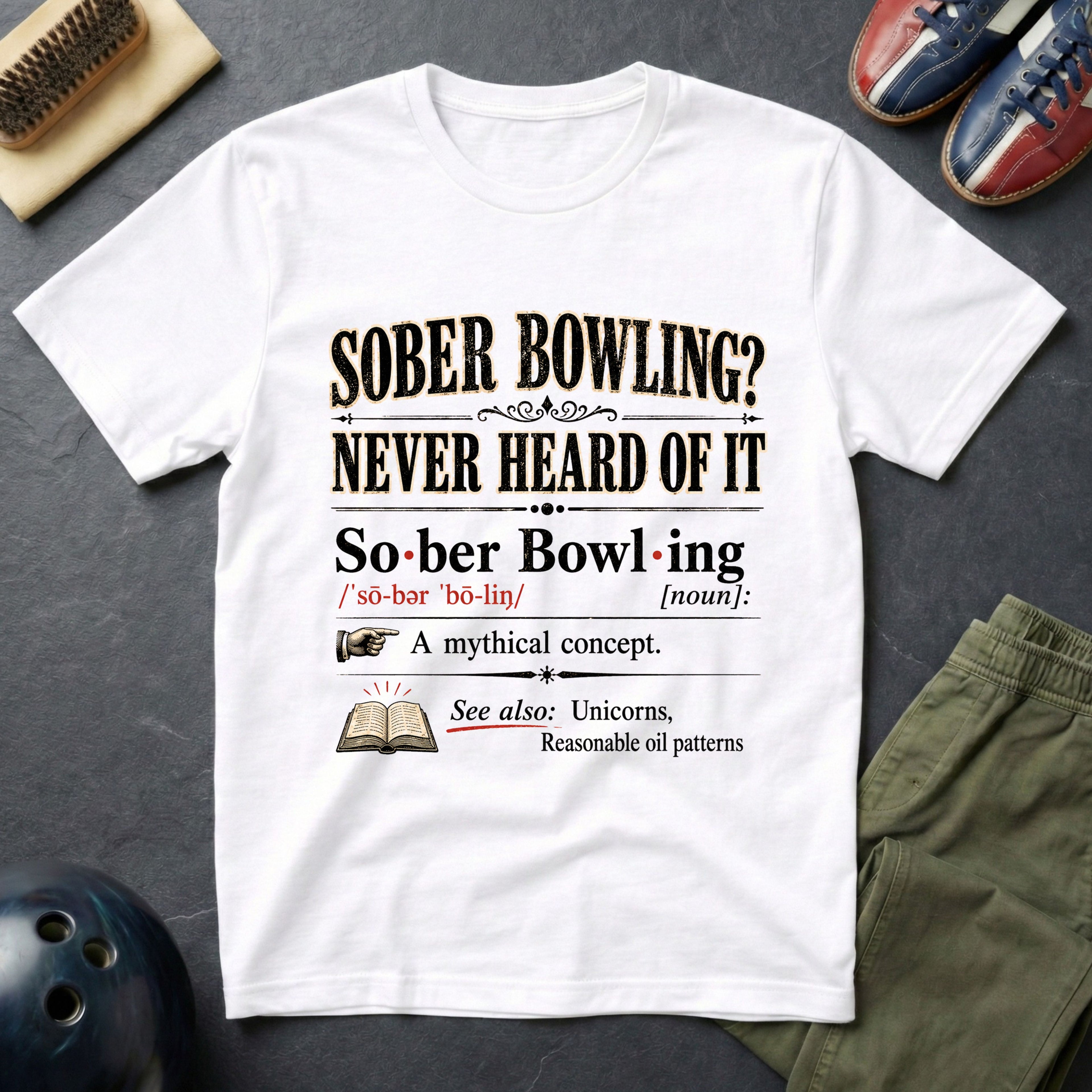 Sober Bowling? Never Heard Of It T-Shirt