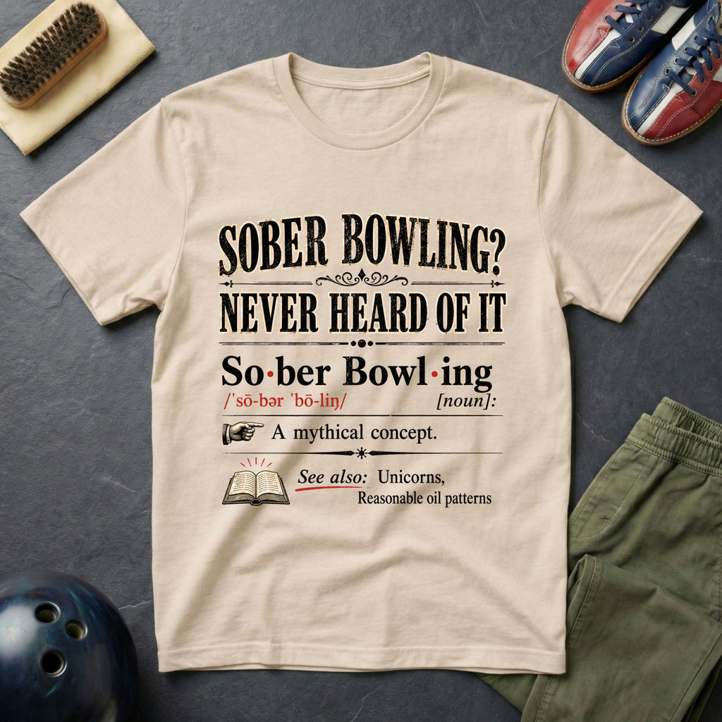 Sober Bowling? Never Heard Of It T-Shirt
