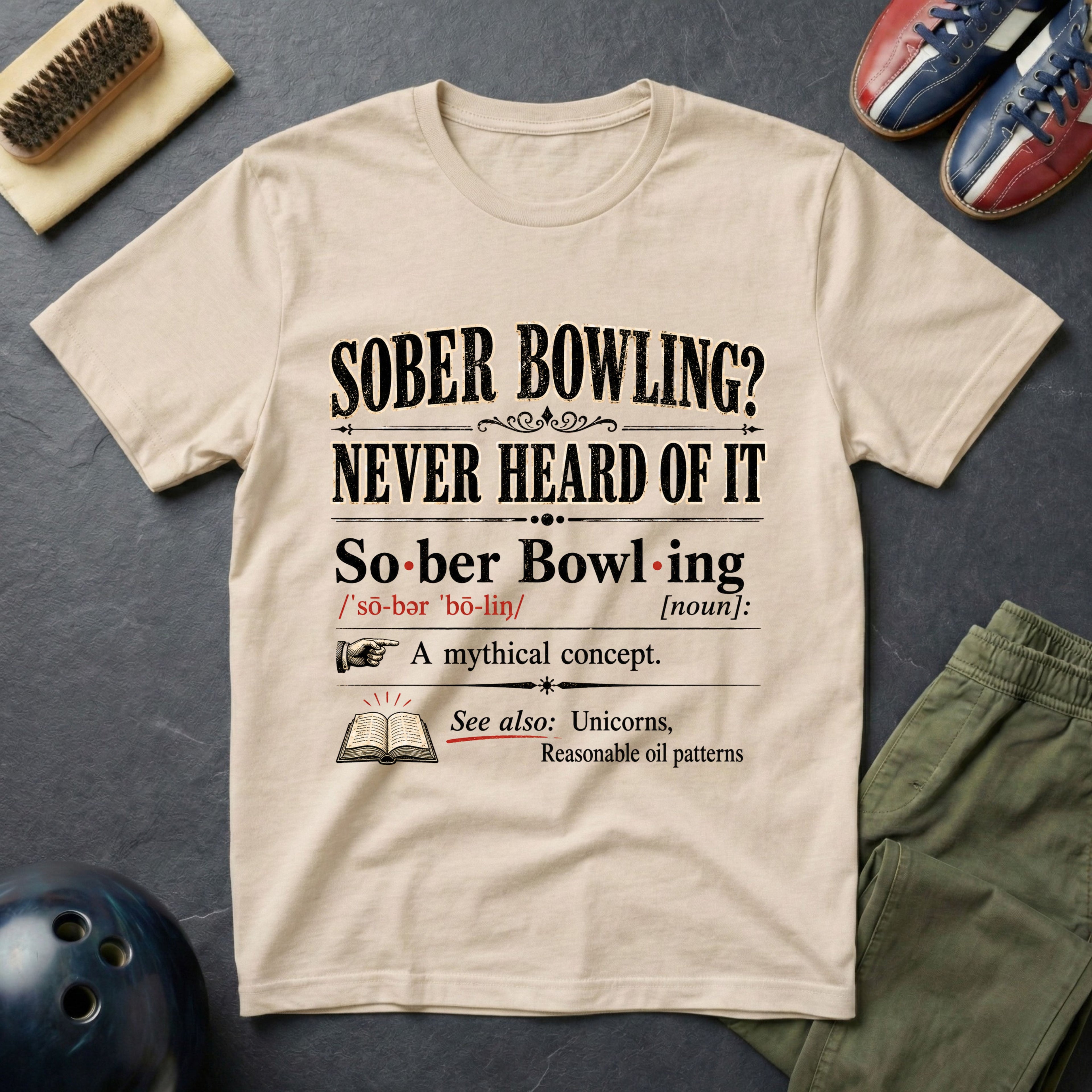 Sober Bowling? Never Heard Of It T-Shirt