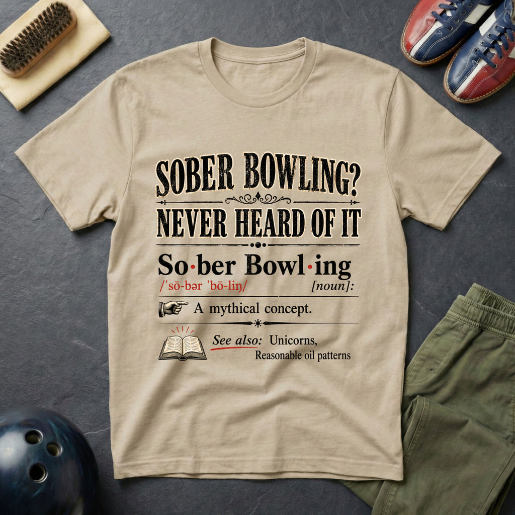 Sober Bowling? Never Heard Of It T-Shirt