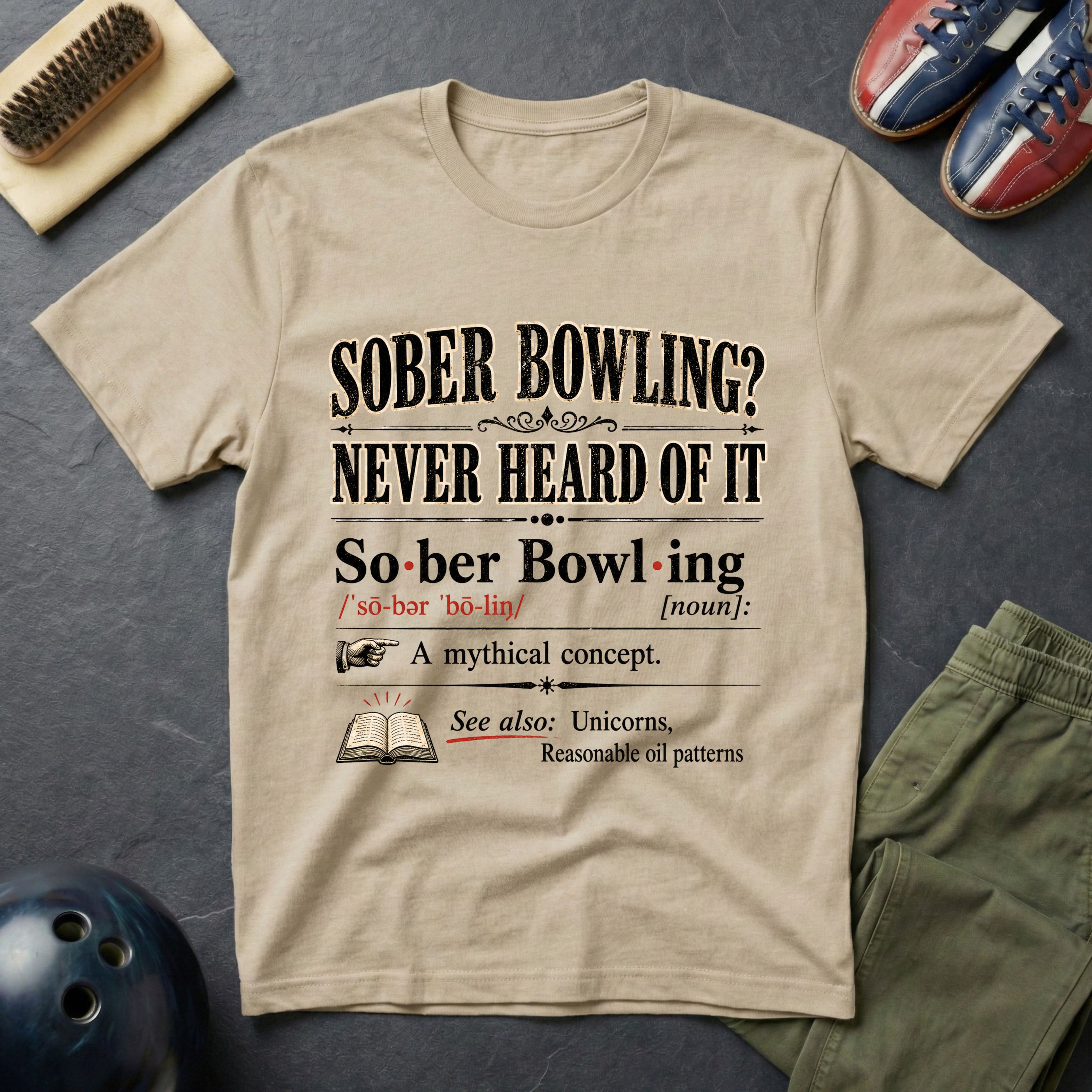 Sober Bowling? Never Heard Of It T-Shirt