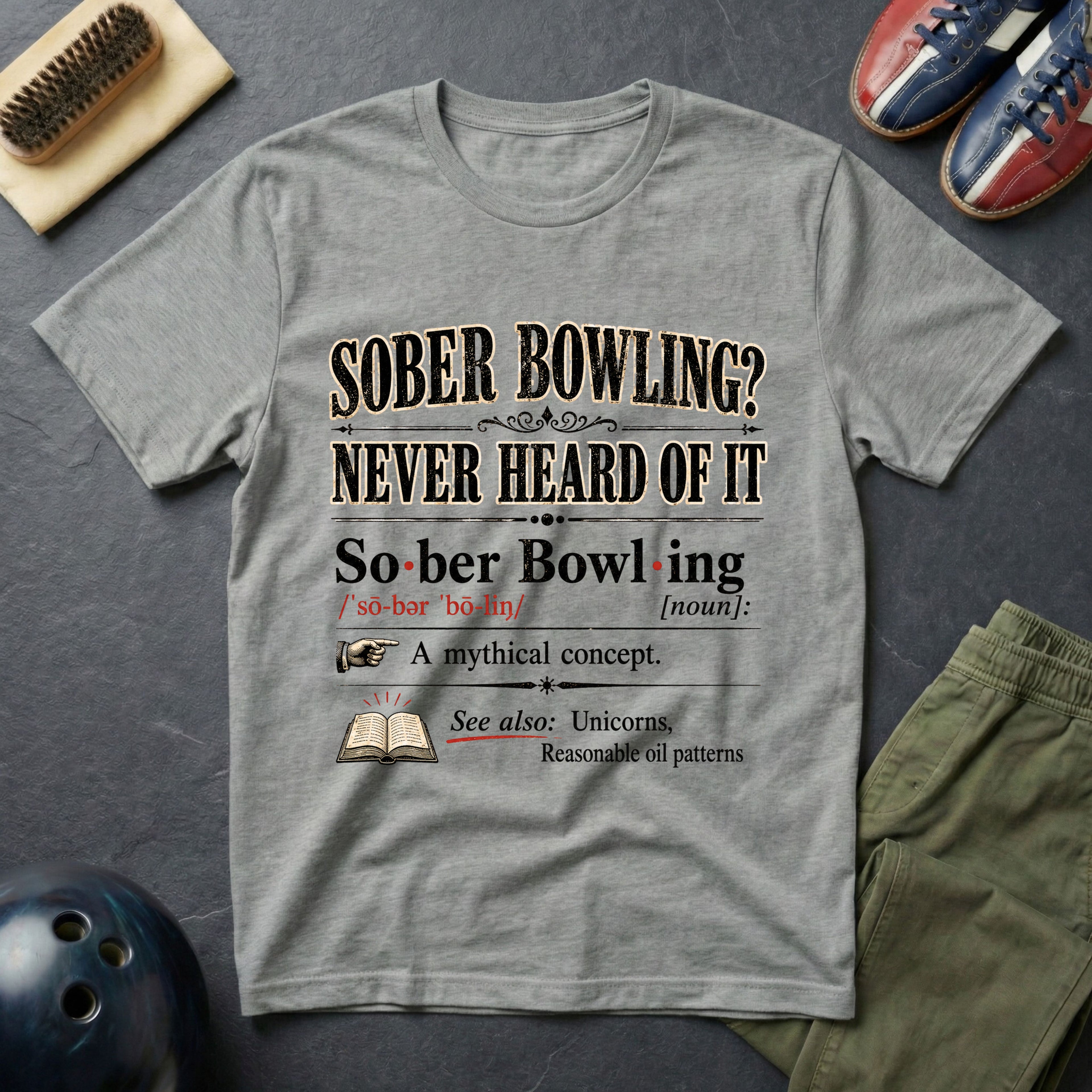 Sober Bowling? Never Heard Of It T-Shirt