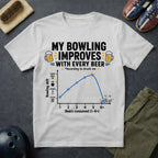 My Bowling Improves With Every Beer T-Shirt