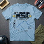 My Bowling Improves With Every Beer T-Shirt