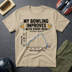 My Bowling Improves With Every Beer T-Shirt
