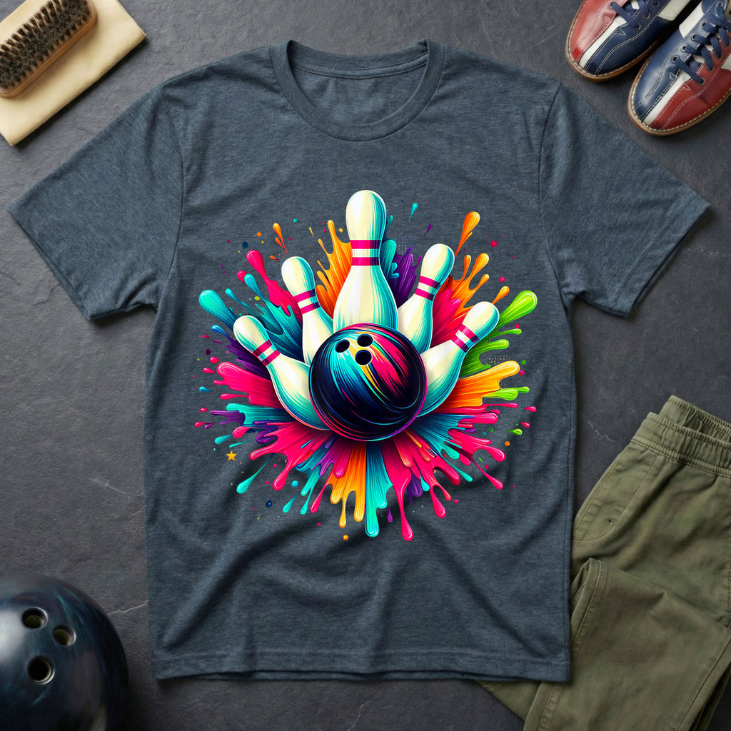 Bowling Color Splash T-Shirt
