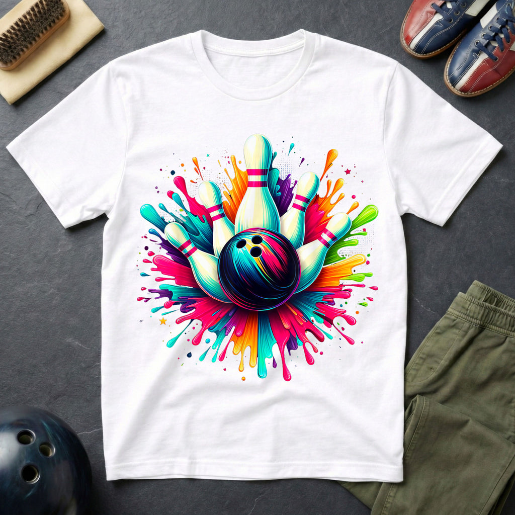 Bowling Color Splash T-Shirt