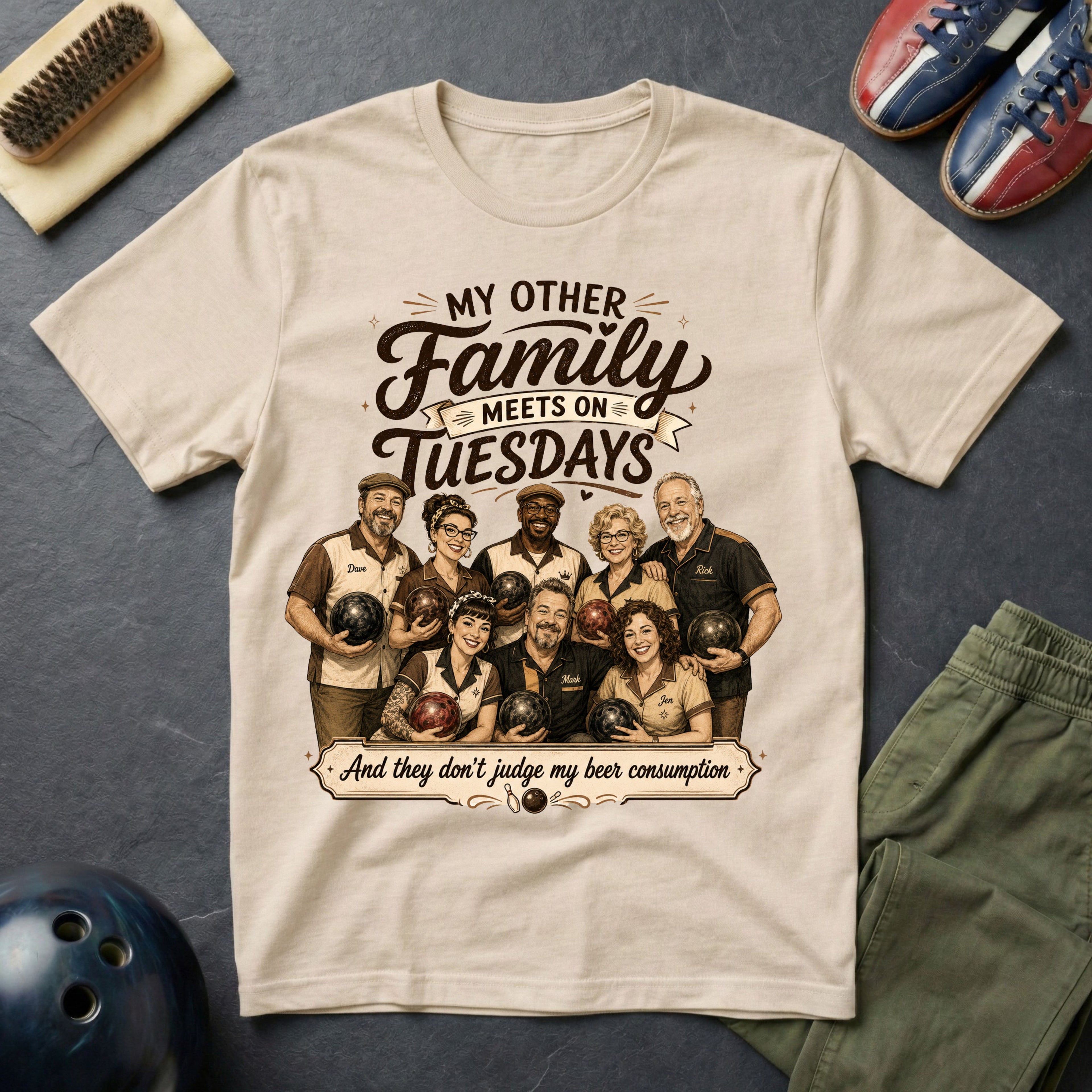 My Other Family Meets On Tuesdays T-Shirt