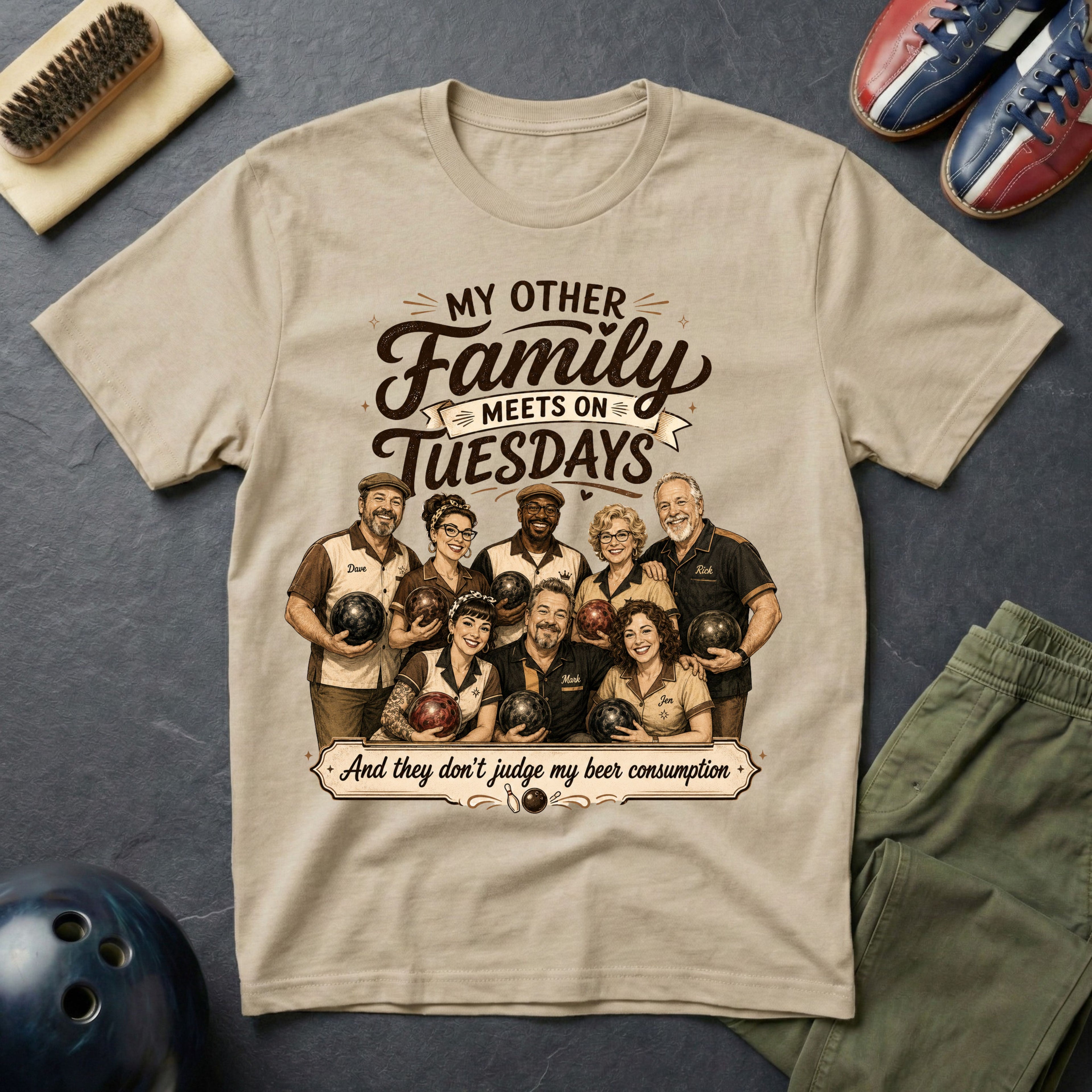 My Other Family Meets On Tuesdays T-Shirt