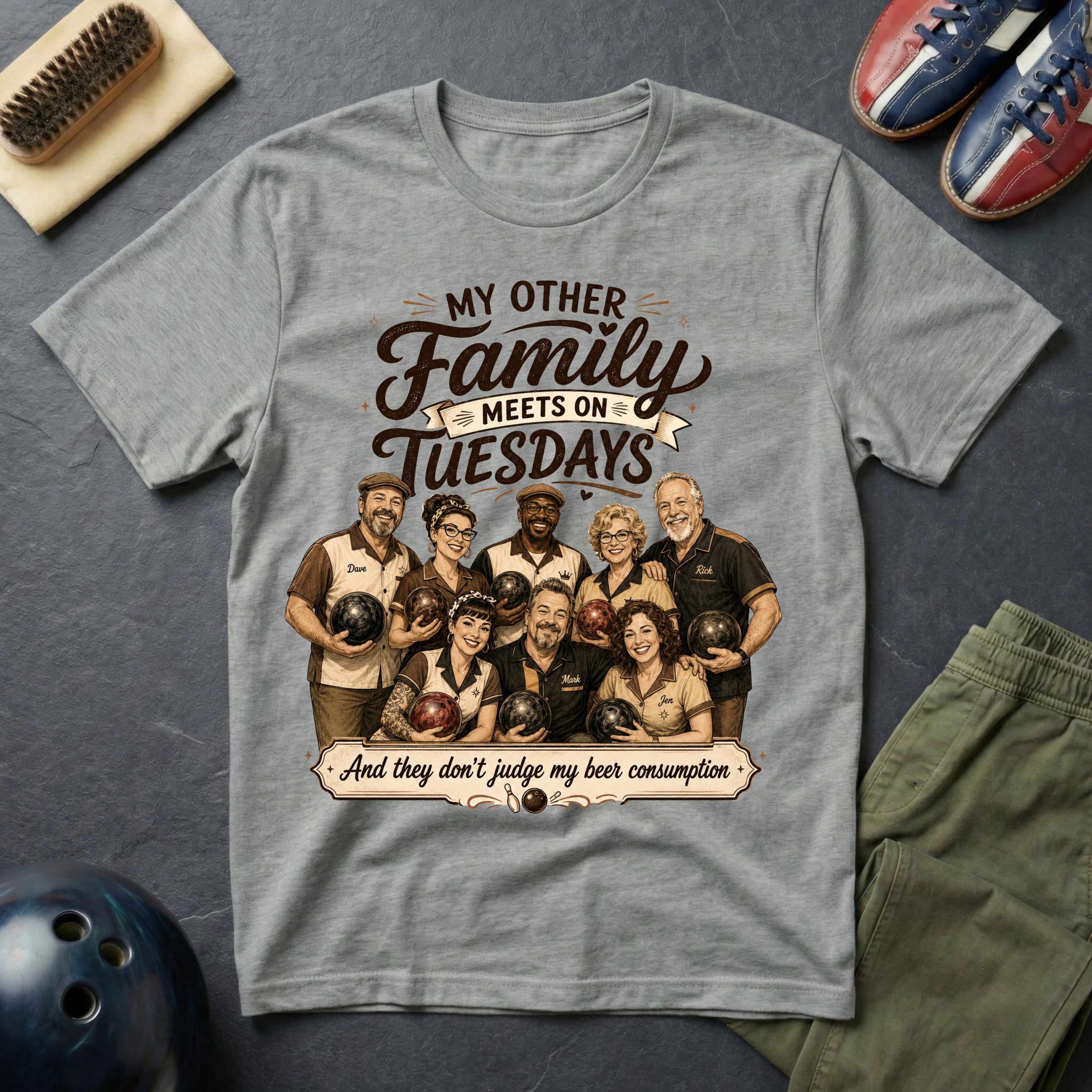 My Other Family Meets On Tuesdays T-Shirt