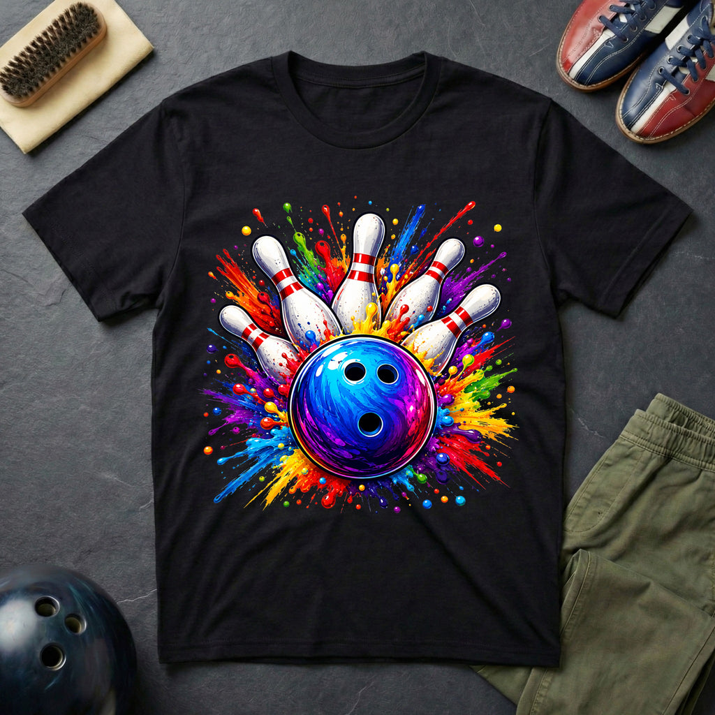 Bowling Color Splash T-Shirt
