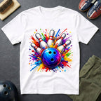 Bowling Color Splash T-Shirt