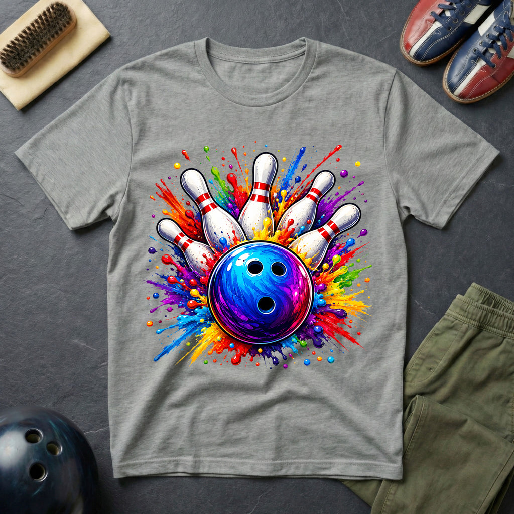 Bowling Color Splash T-Shirt