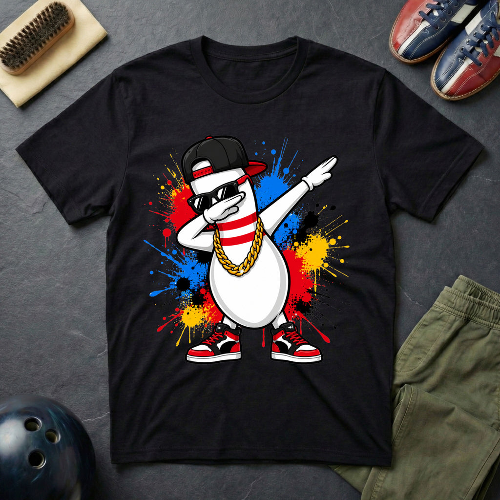 Cool Dabbing Bowling Pin T-Shirt