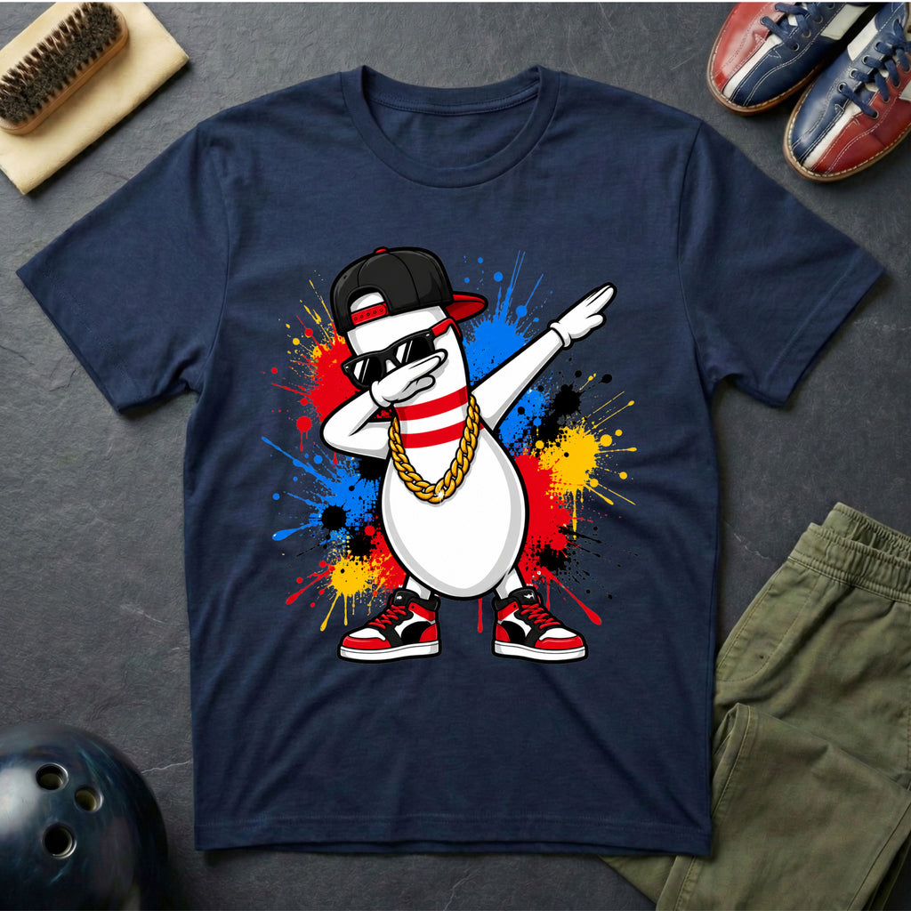 Cool Dabbing Bowling Pin T-Shirt