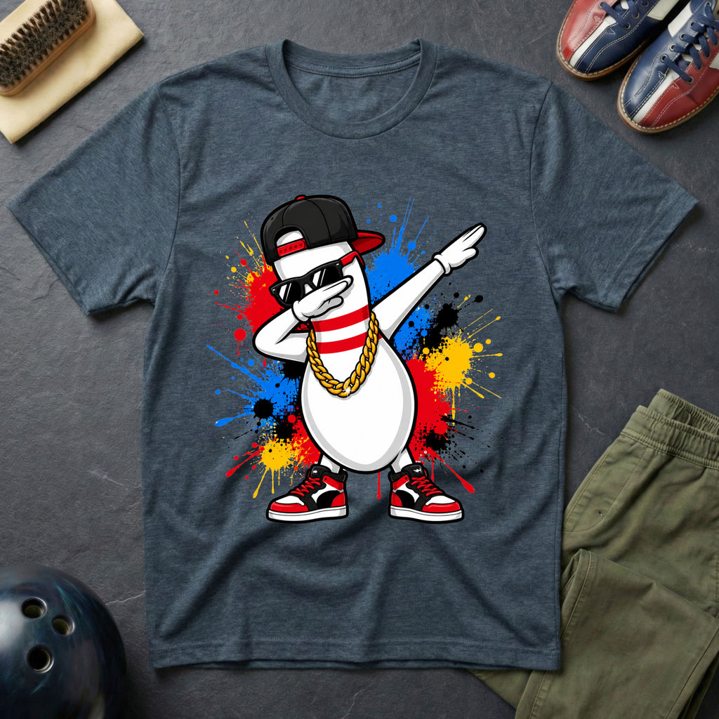 Cool Dabbing Bowling Pin T-Shirt