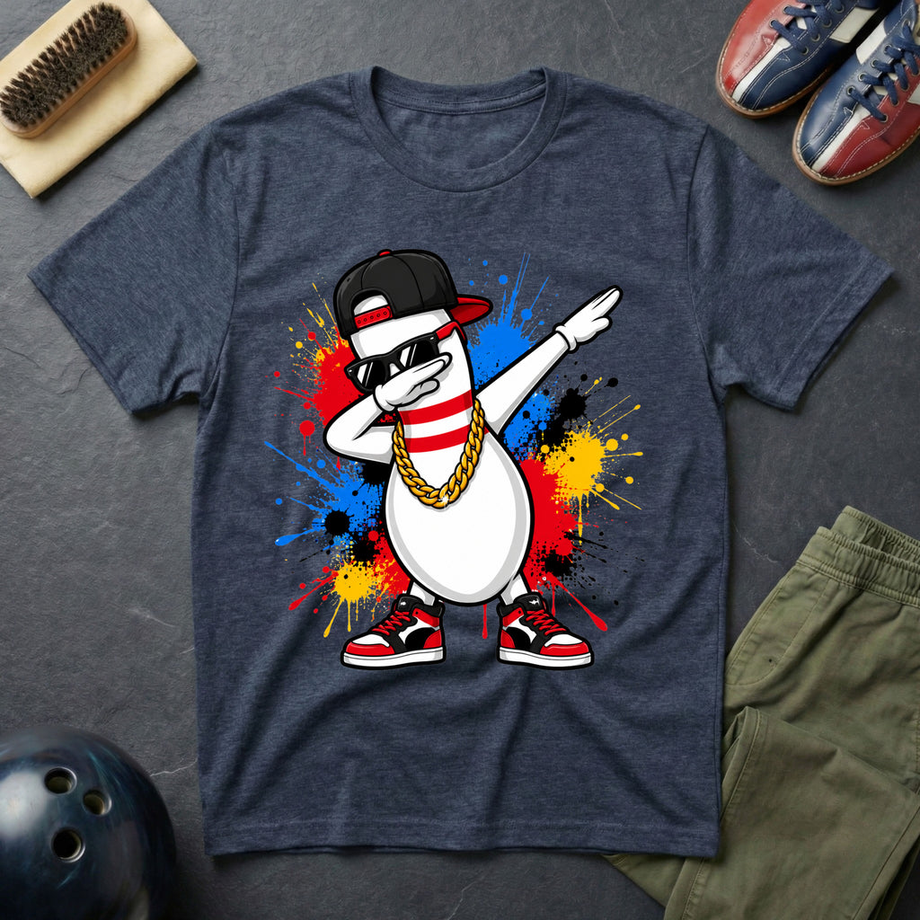 Cool Dabbing Bowling Pin T-Shirt