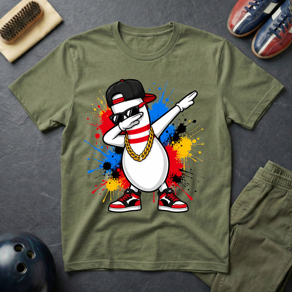 Cool Dabbing Bowling Pin T-Shirt