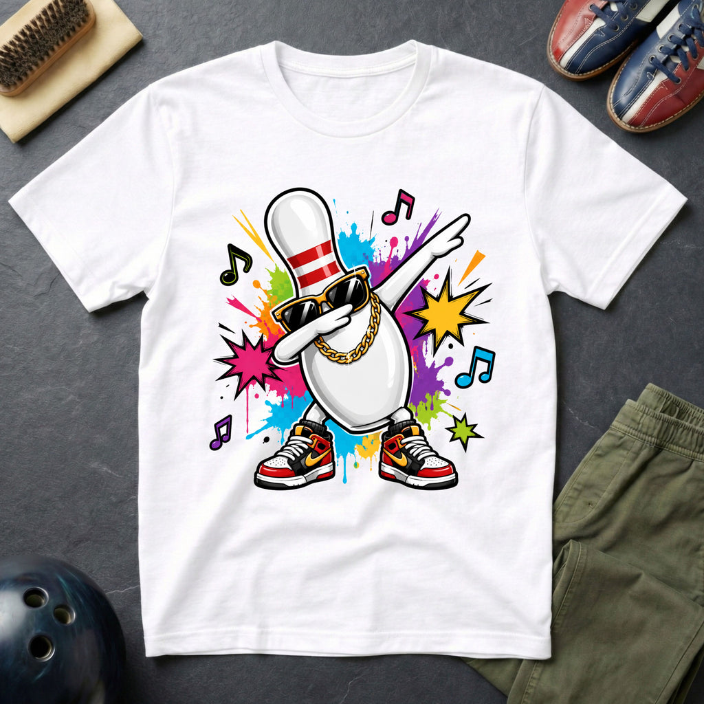 Dancing Dabbing Bowling Pin T-Shirt